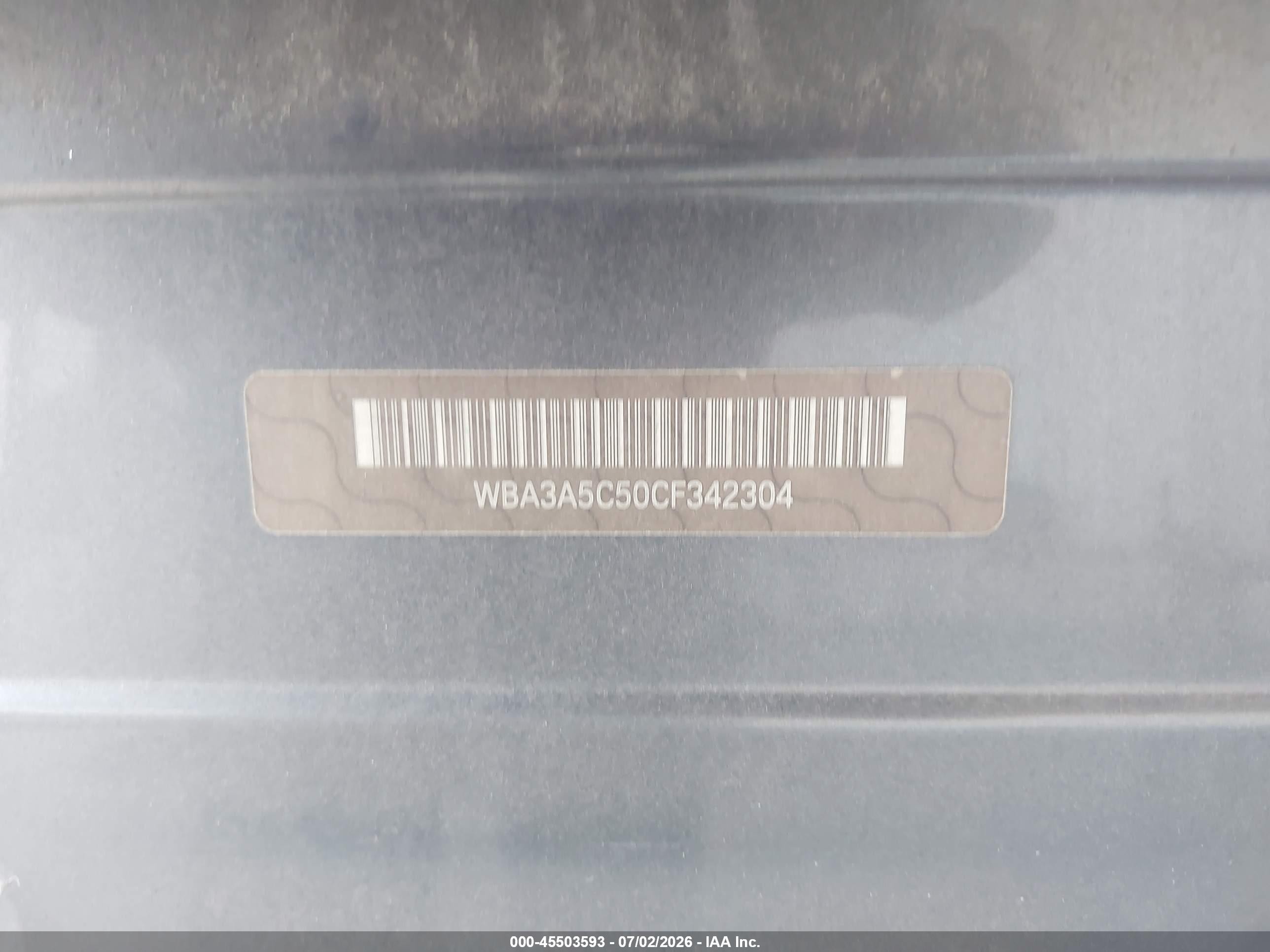 2012 Bmw 328i   Gray vin: WBA3A5C50CF342304
