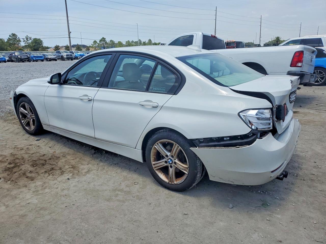 2012 Bmw 328 I White vin: WBA3A5C50CF349138