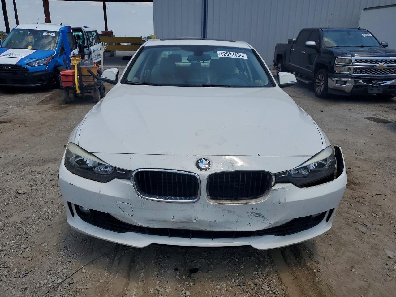 2012 Bmw 328 I White vin: WBA3A5C50CF349138
