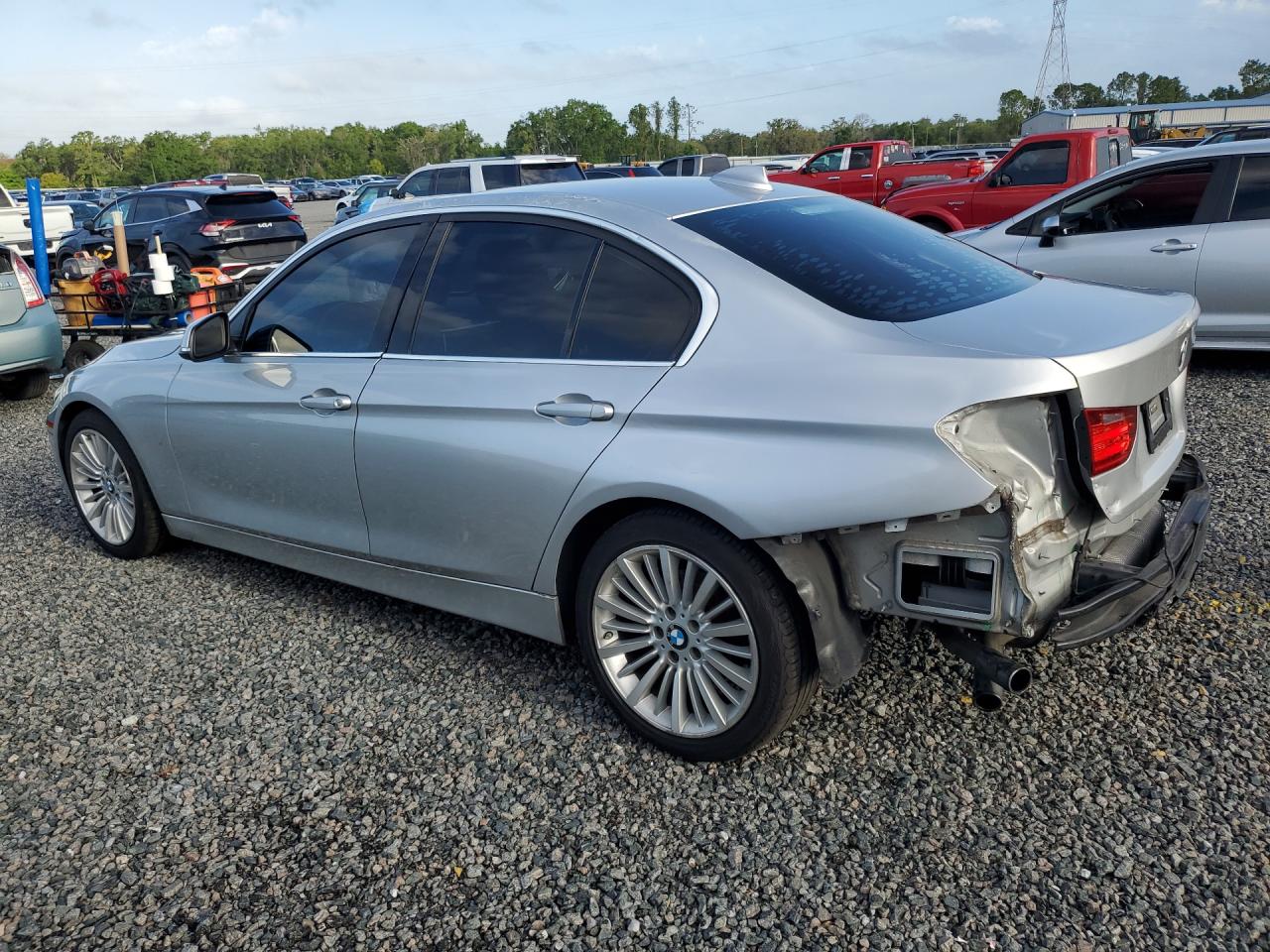 2013 Bmw 328 I Silver vin: WBA3A5C50DF357659