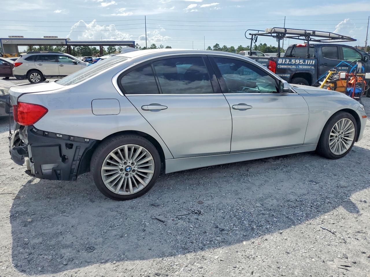 2013 Bmw 328 I Silver vin: WBA3A5C50DF357659