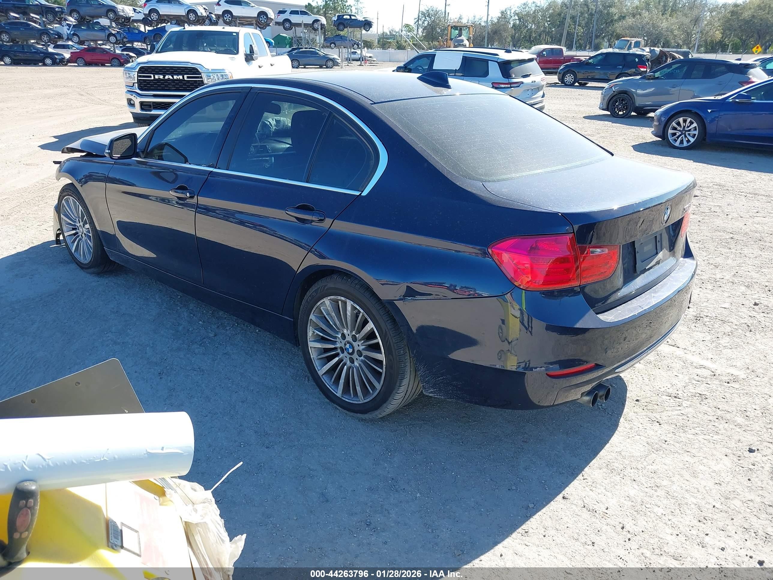 2013 Bmw 328i Dark Blue vin: WBA3A5C50DJ462716