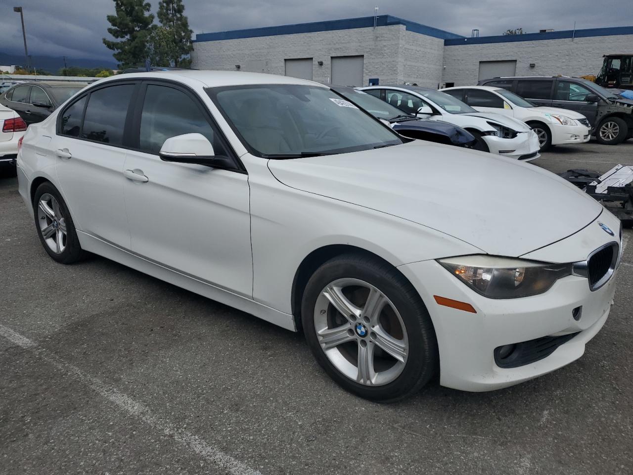 2014 Bmw 328 I White vin: WBA3A5C50EF604969
