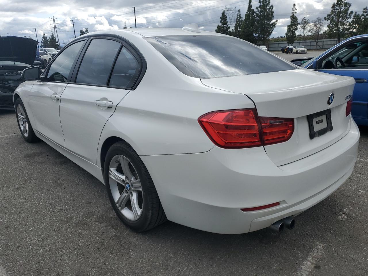 2014 Bmw 328 I White vin: WBA3A5C50EF604969
