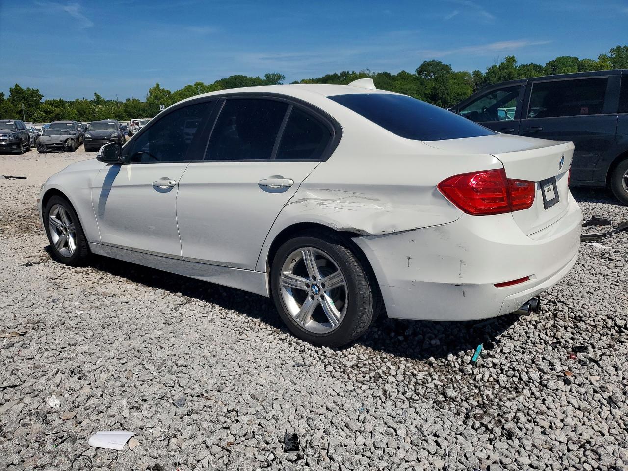 2014 Bmw 328 I White vin: WBA3A5C50EJ464726