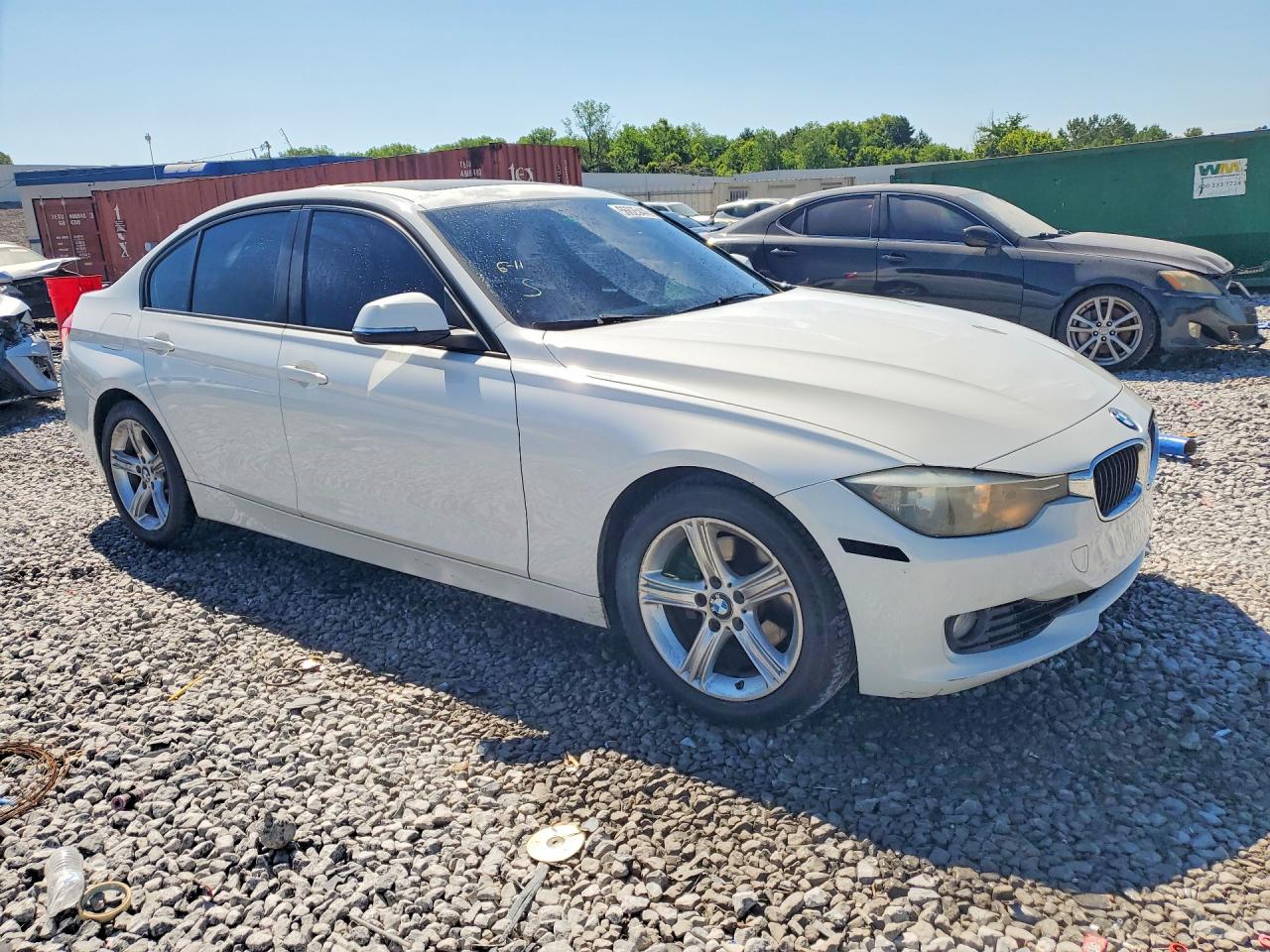 2014 Bmw 328 I White vin: WBA3A5C50EJ464726