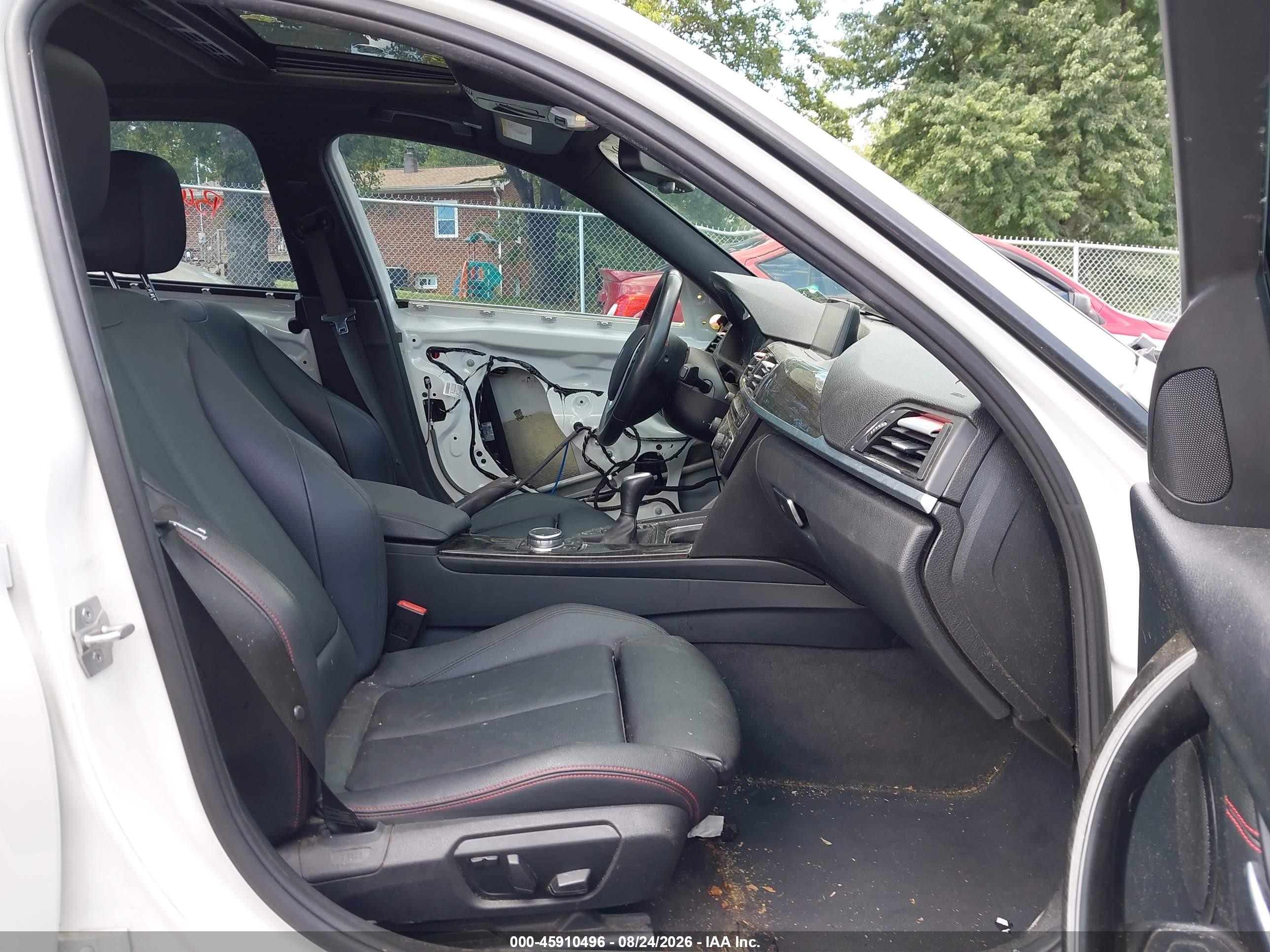 2015 Bmw 328i   White vin: WBA3A5C50FF453651