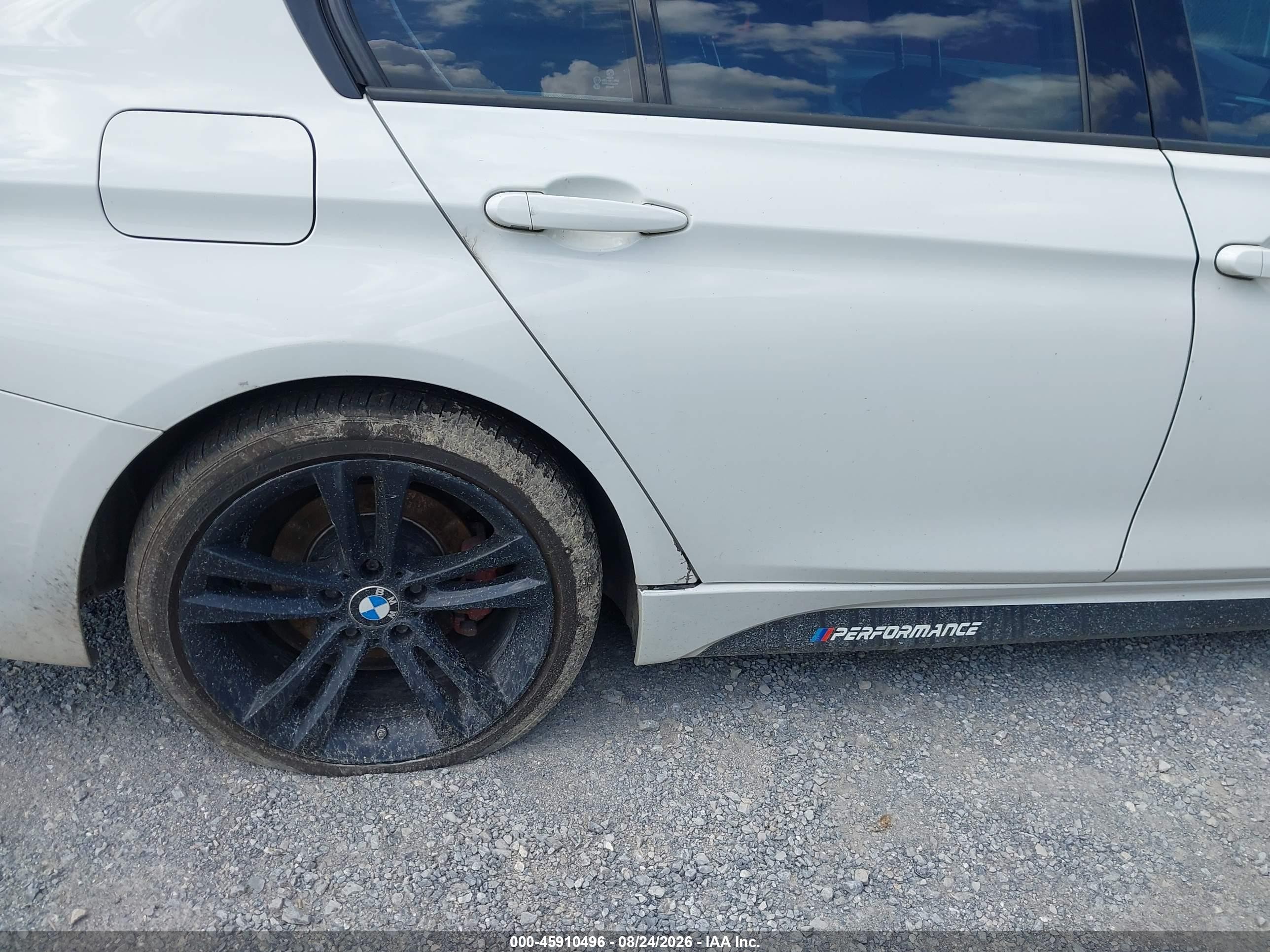 2015 Bmw 328i   White vin: WBA3A5C50FF453651