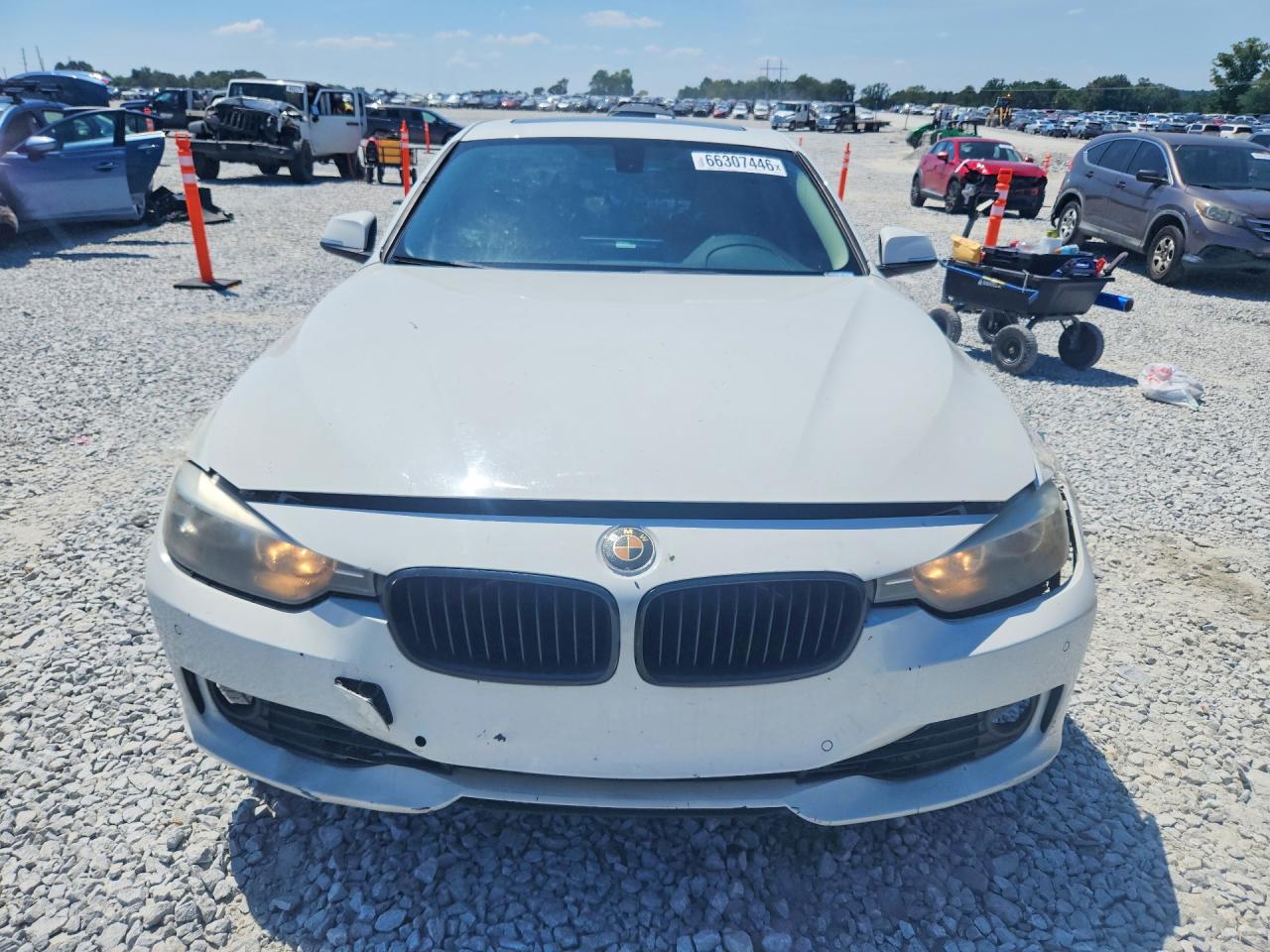 2015 Bmw 328 I White vin: WBA3A5C50FF609901