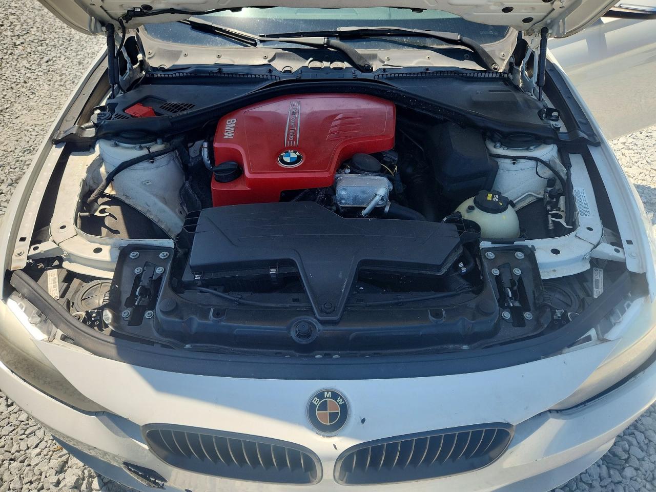 2015 Bmw 328 I White vin: WBA3A5C50FF609901