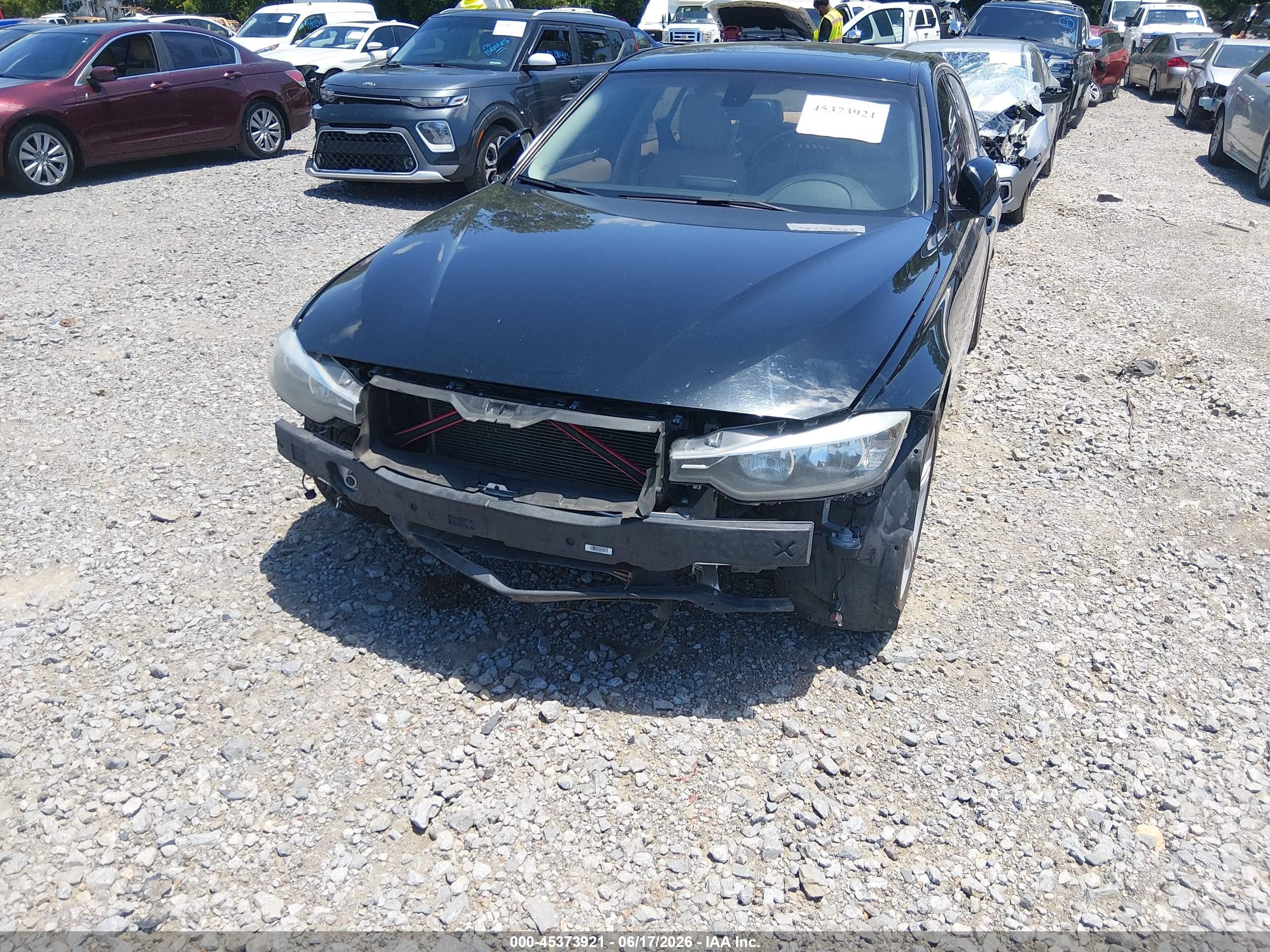 2015 Bmw 328i   Black vin: WBA3A5C50FP604417