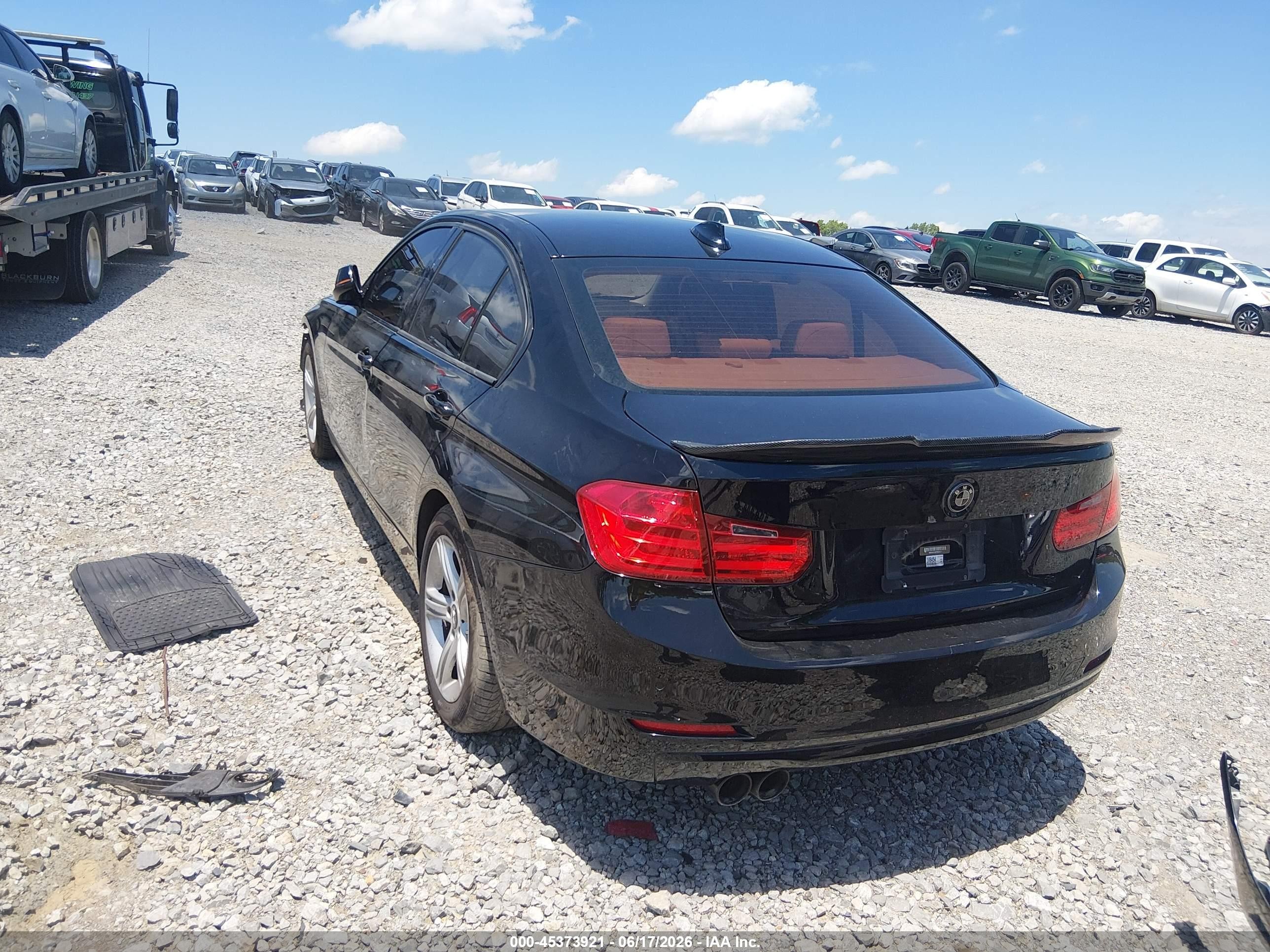 2015 Bmw 328i   Black vin: WBA3A5C50FP604417