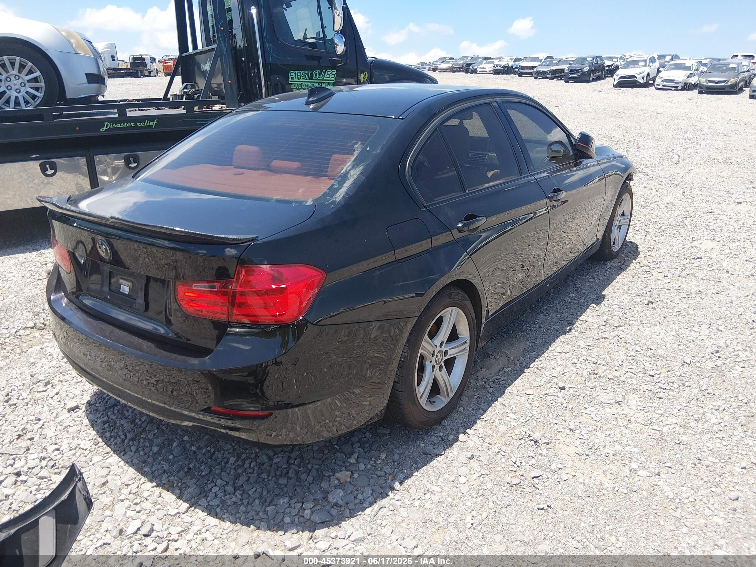2015 Bmw 328i   Black vin: WBA3A5C50FP604417
