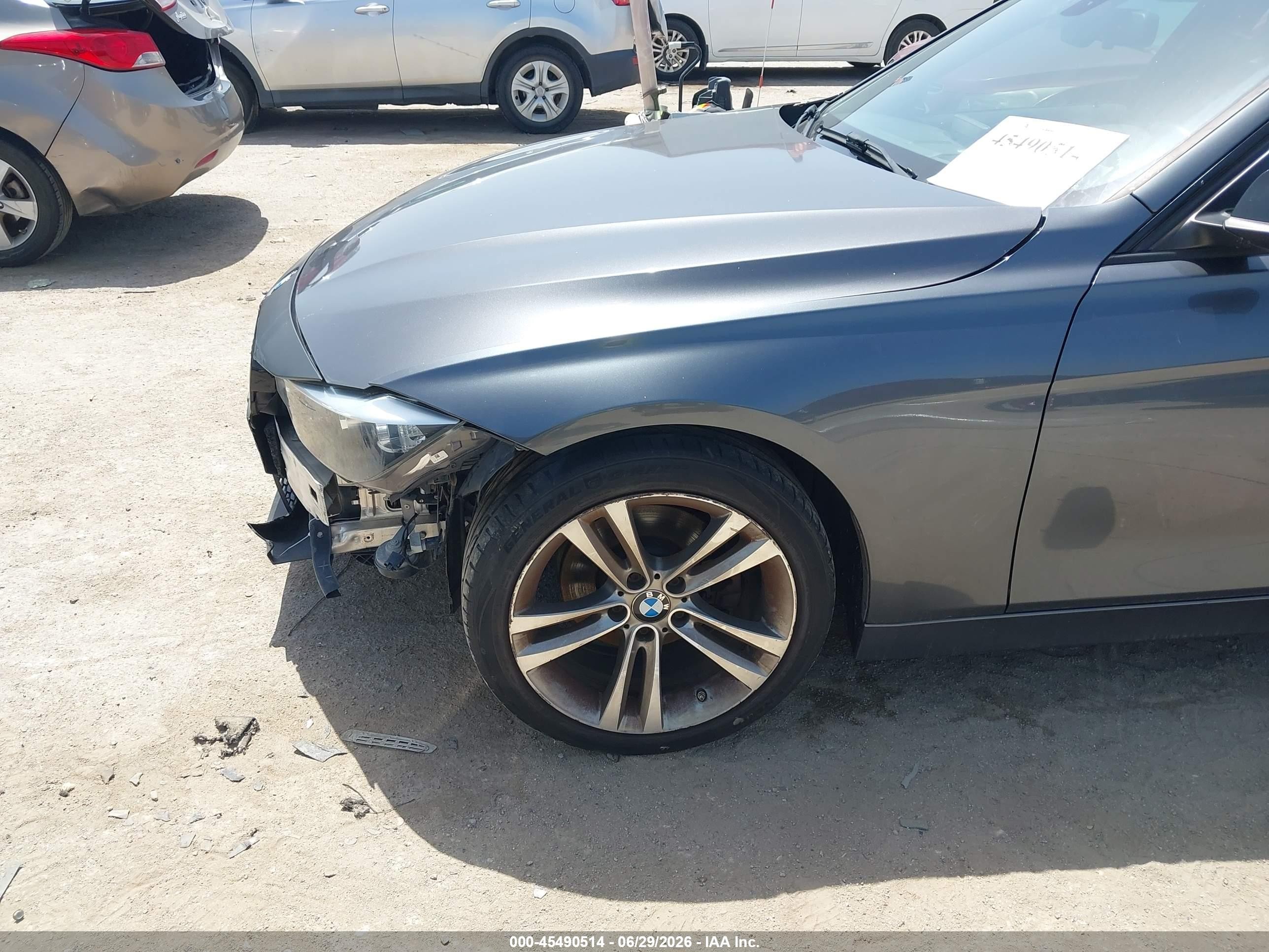 2012 Bmw 328i   Серый vin: WBA3A5C51CF259576