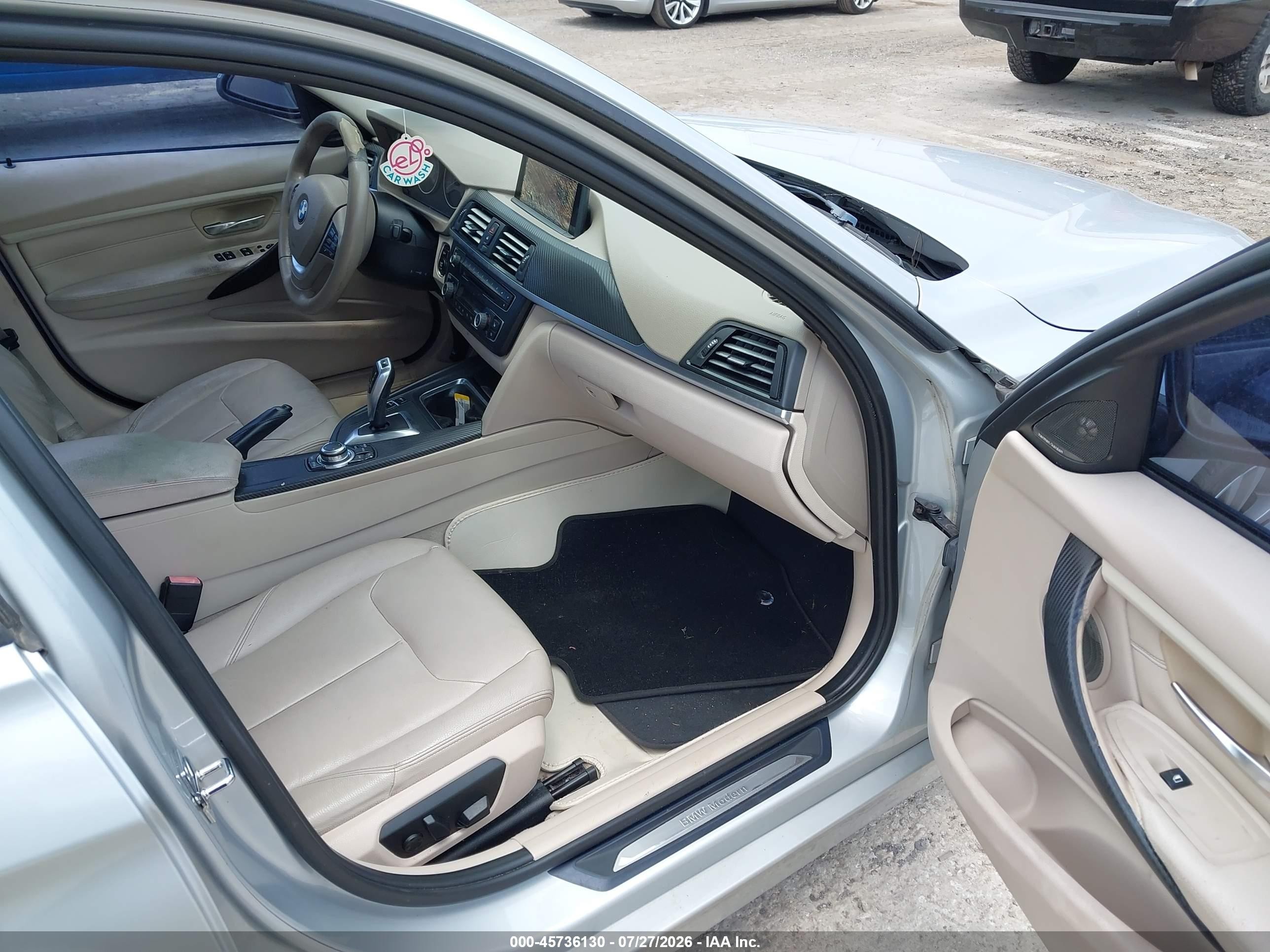 2012 Bmw 328i   Silver vin: WBA3A5C51CF341033