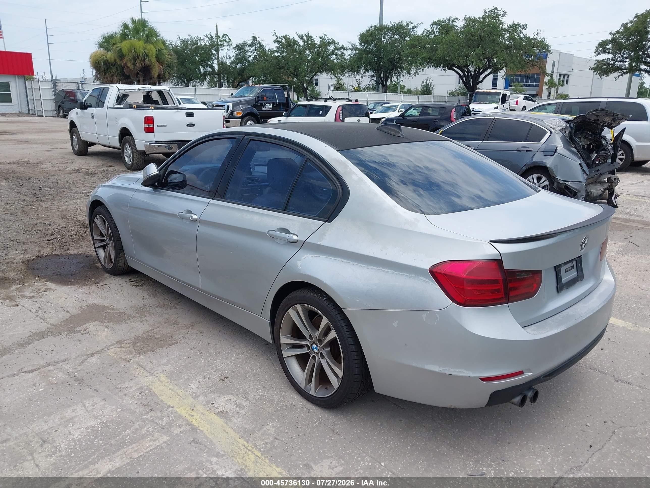 2012 Bmw 328i   Silver vin: WBA3A5C51CF341033