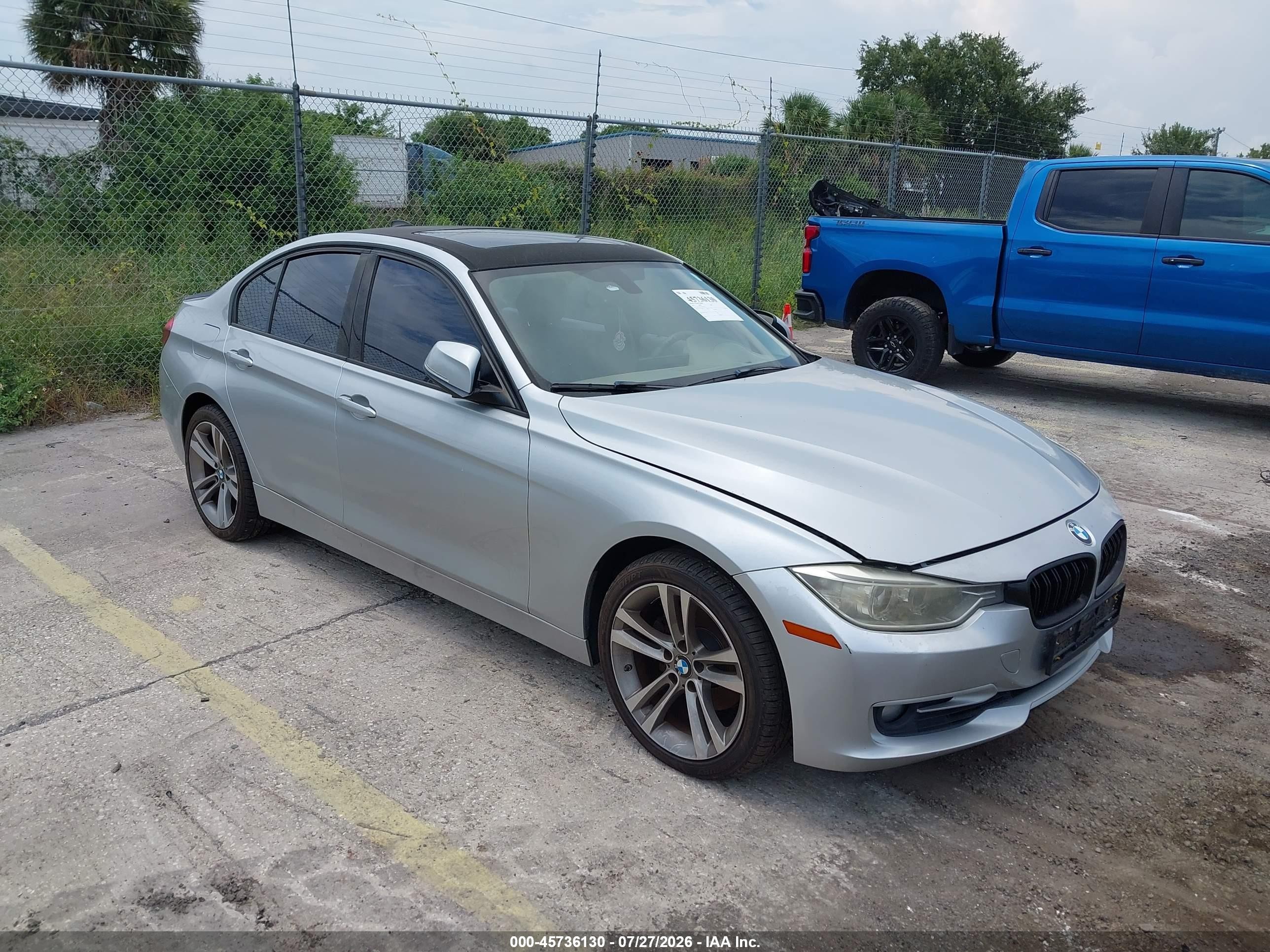 2012 Bmw 328i   Серебряный vin: WBA3A5C51CF341033
