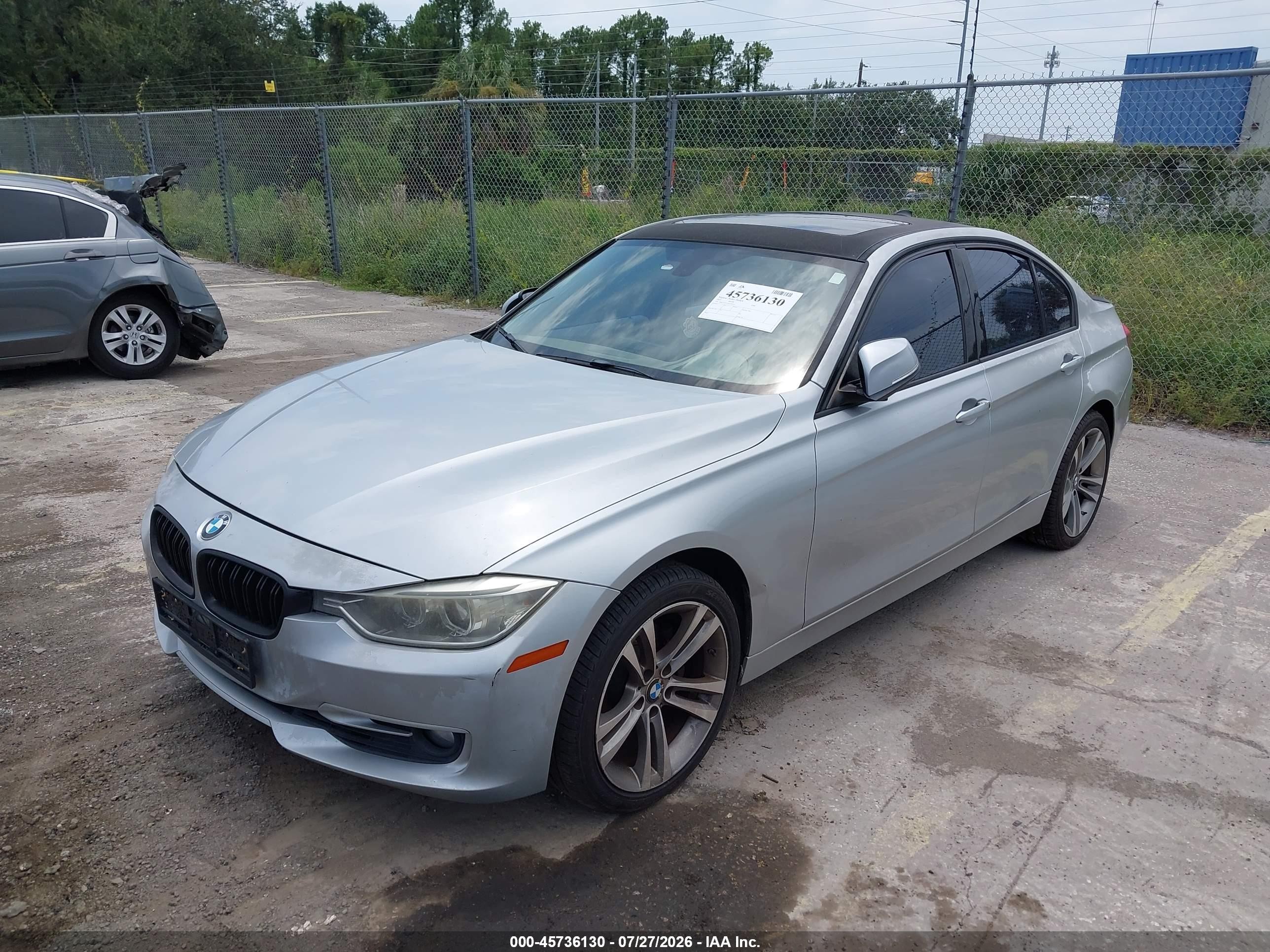 2012 Bmw 328i   Silver vin: WBA3A5C51CF341033