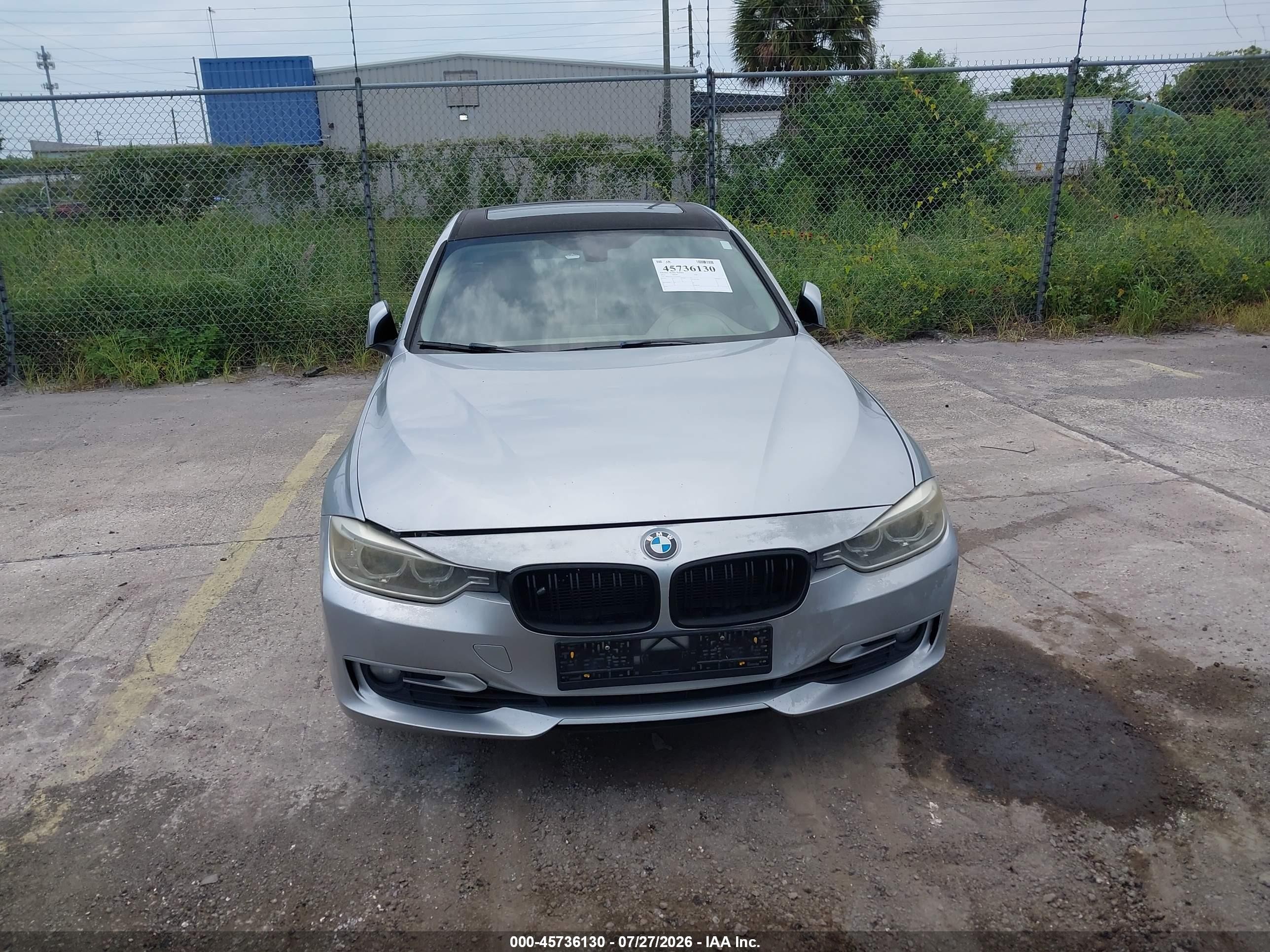 2012 Bmw 328i   Silver vin: WBA3A5C51CF341033