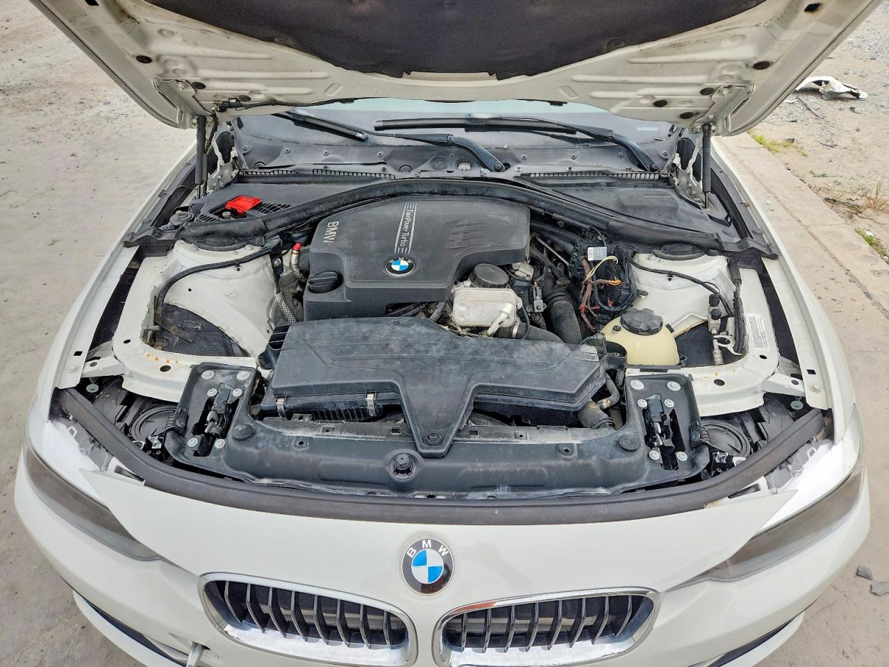 2013 Bmw 328 I White vin: WBA3A5C51DF350512