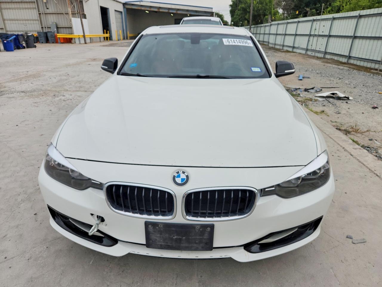 2013 Bmw 328 I White vin: WBA3A5C51DF350512