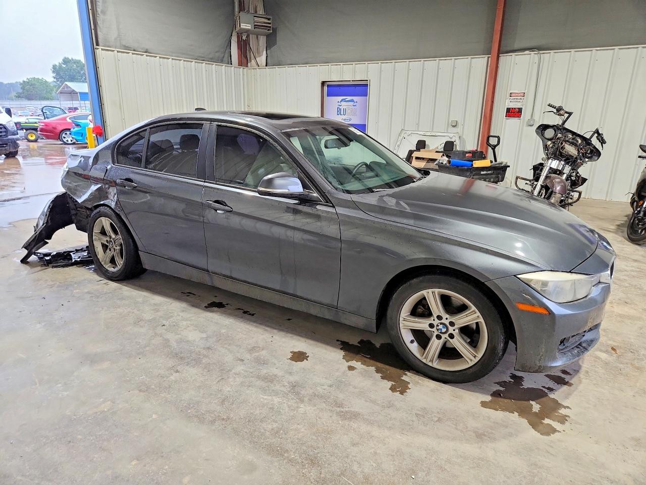 2013 Bmw 328 I Gray vin: WBA3A5C51DF352552