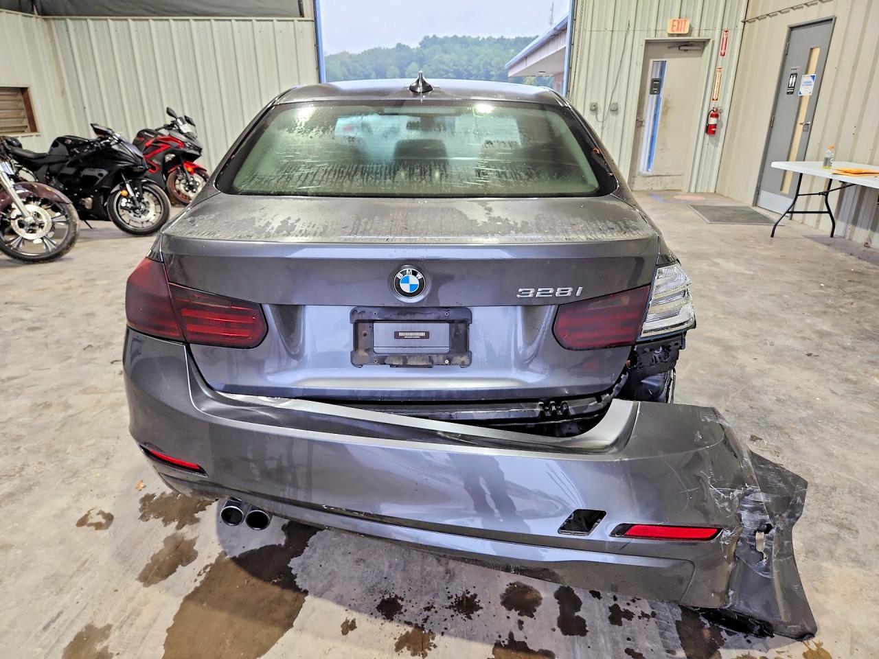 2013 Bmw 328 I Gray vin: WBA3A5C51DF352552
