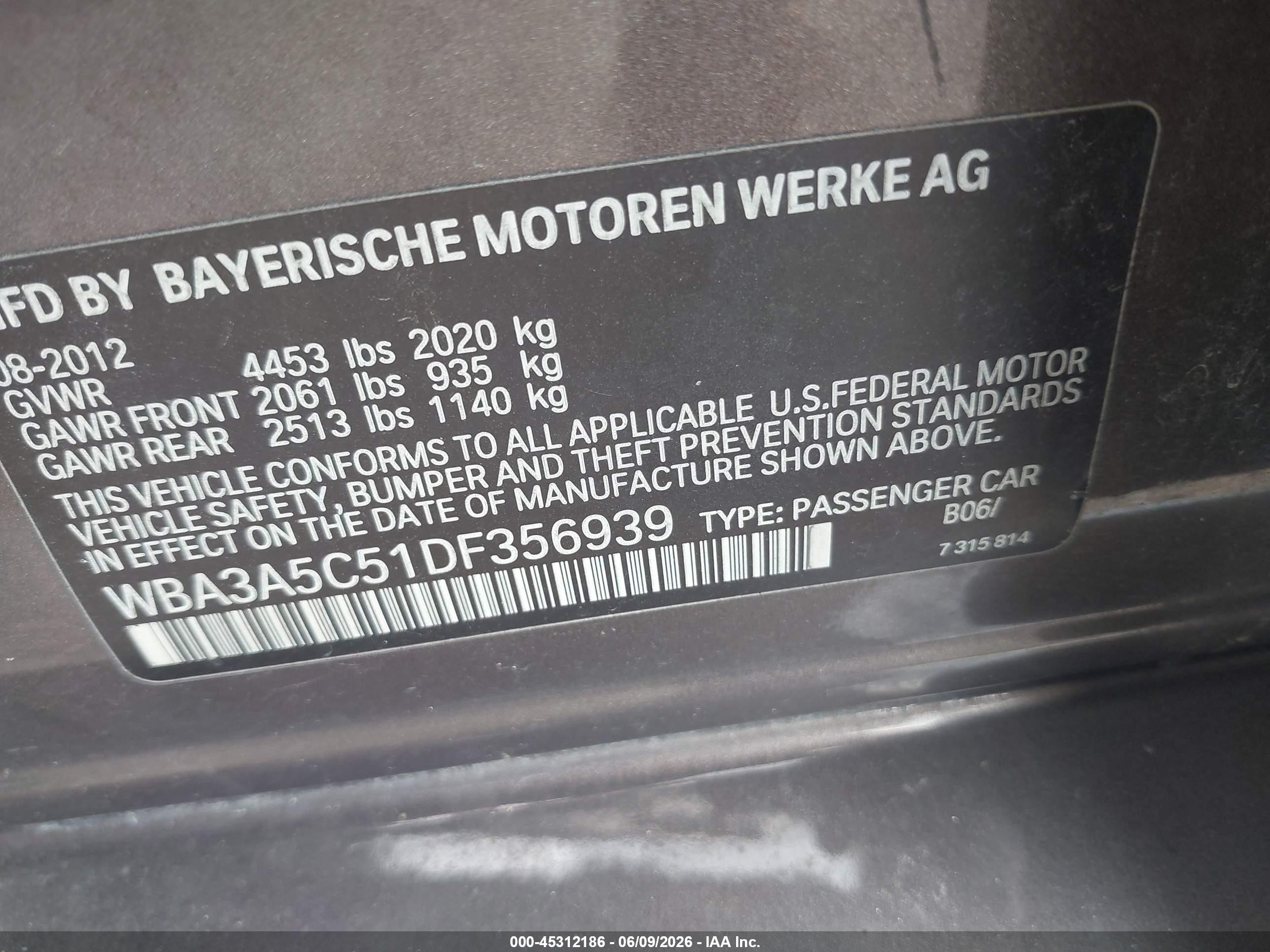 2013 Bmw 328i   Brown vin: WBA3A5C51DF356939