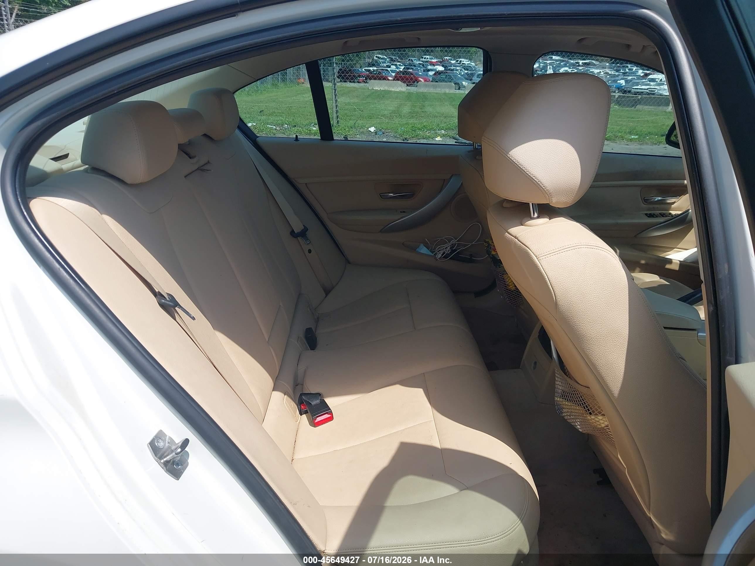 2013 Bmw 328i   White vin: WBA3A5C51DF357265