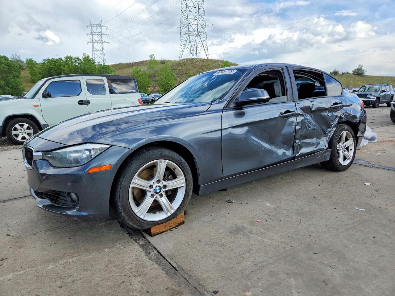 2013 Bmw 328 I Blue vin: WBA3A5C51DF602856