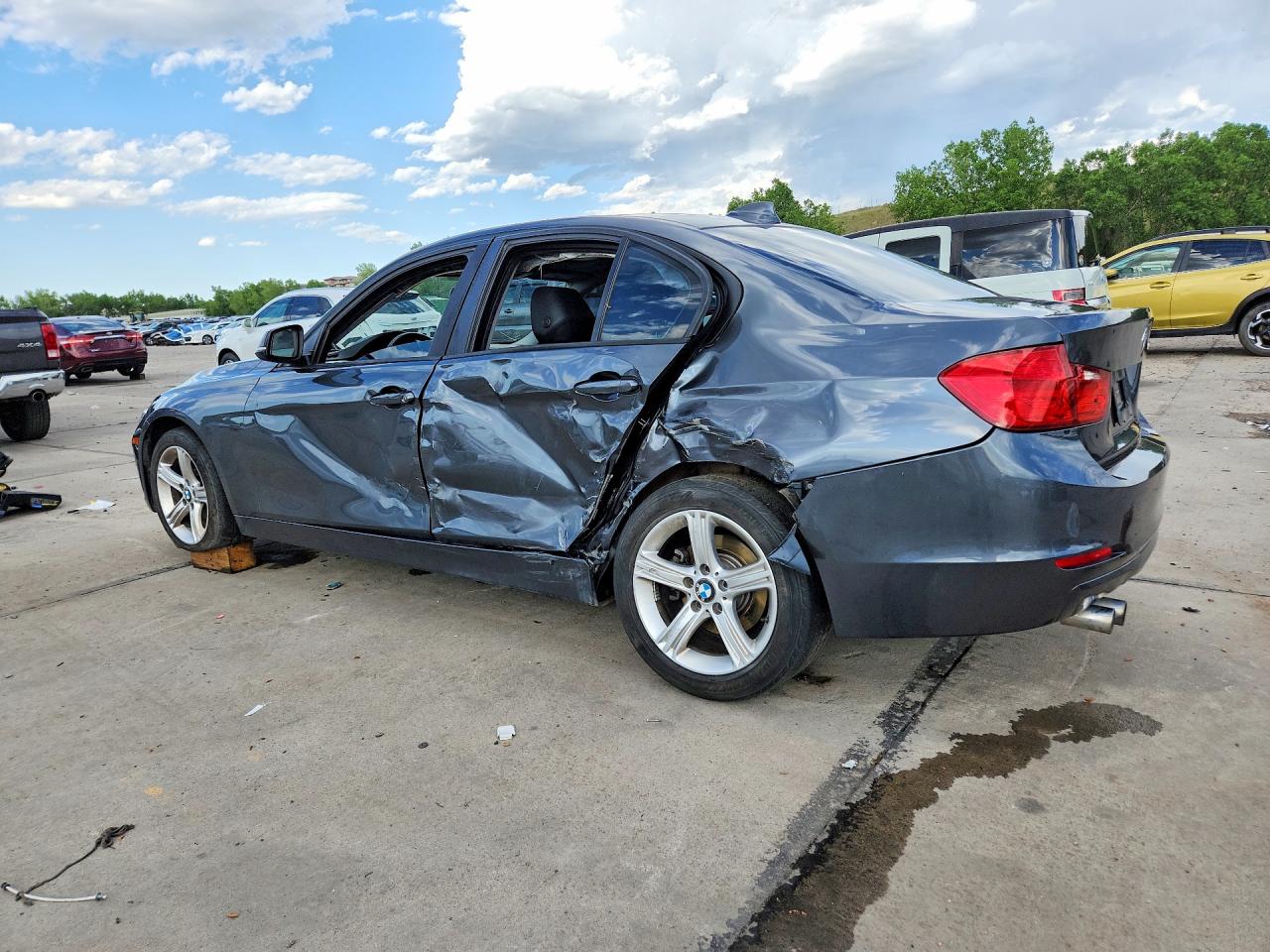 2013 Bmw 328 I Blue vin: WBA3A5C51DF602856