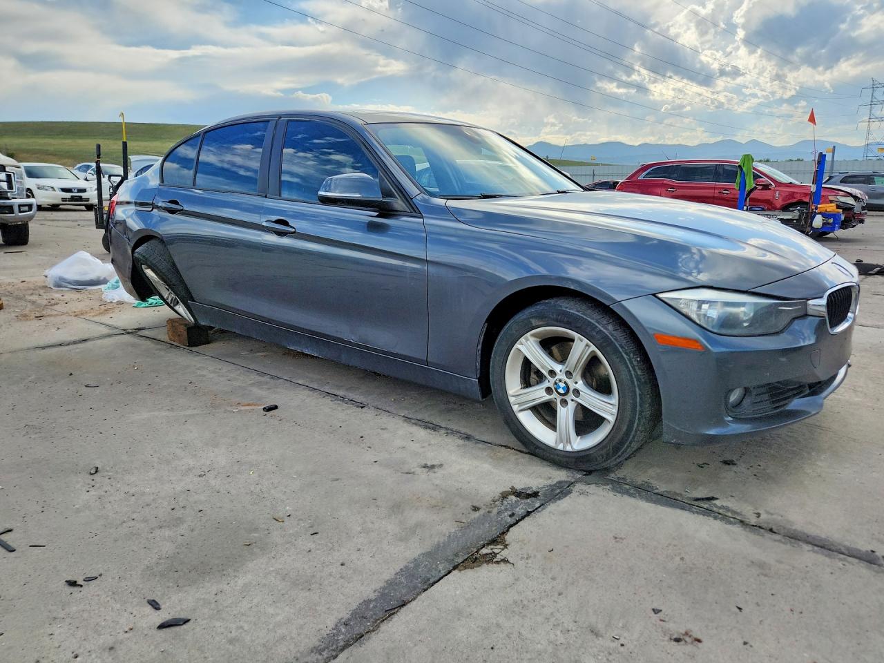 2013 Bmw 328 I Blue vin: WBA3A5C51DF602856