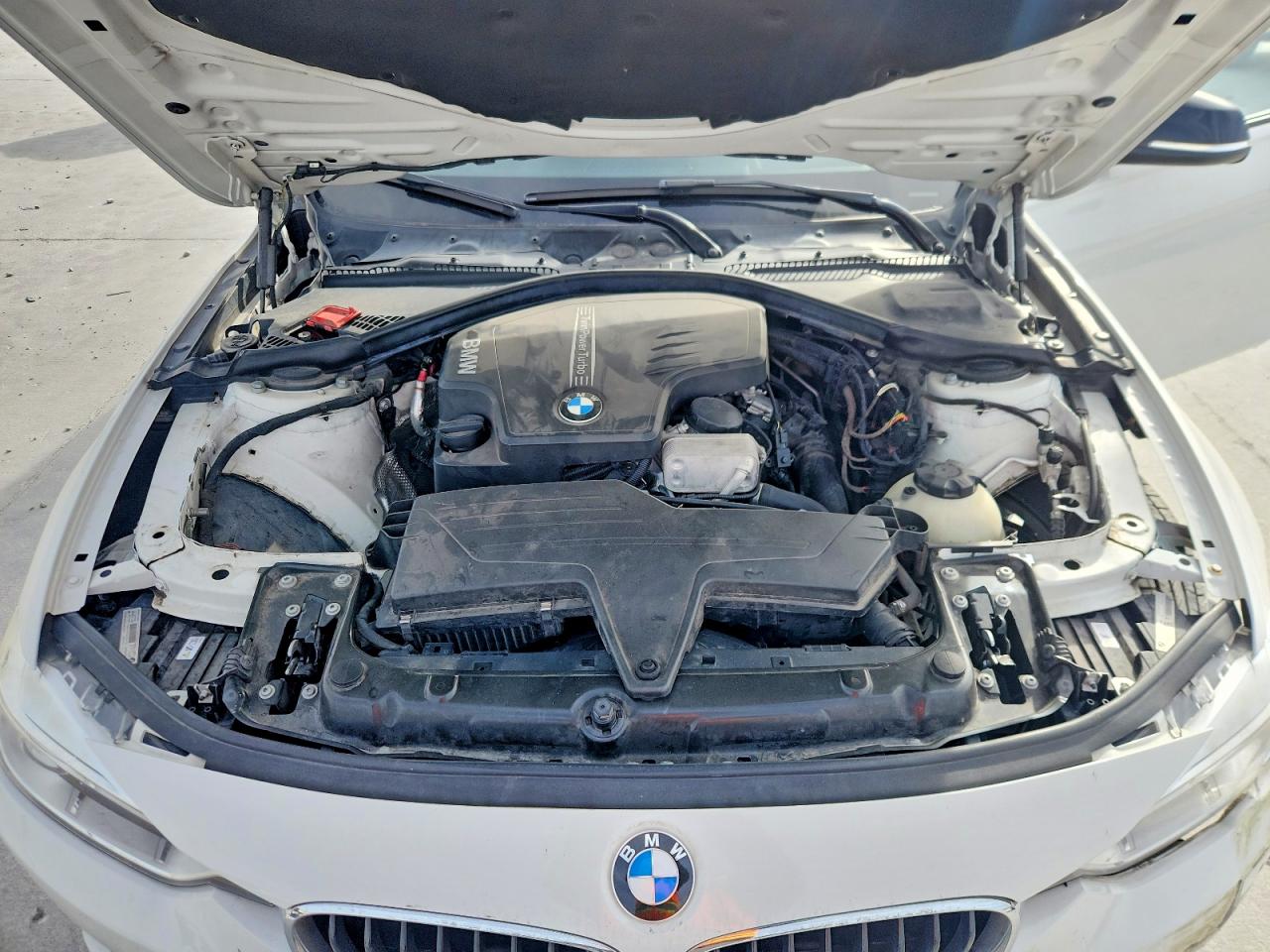 2014 Bmw 328 I White vin: WBA3A5C51EJ464315
