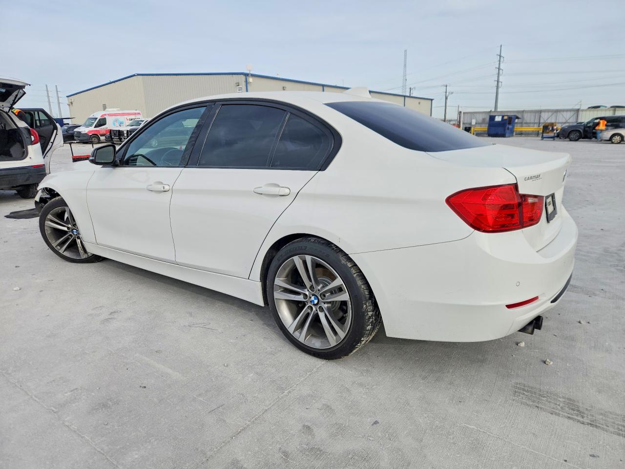 2014 Bmw 328 I White vin: WBA3A5C51EJ464315