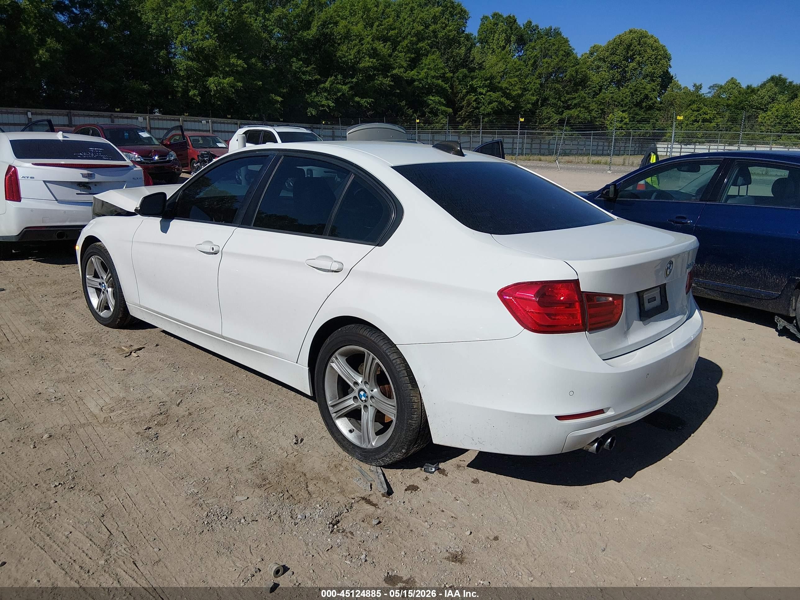 2014 Bmw 328i   White vin: WBA3A5C51EJ464976