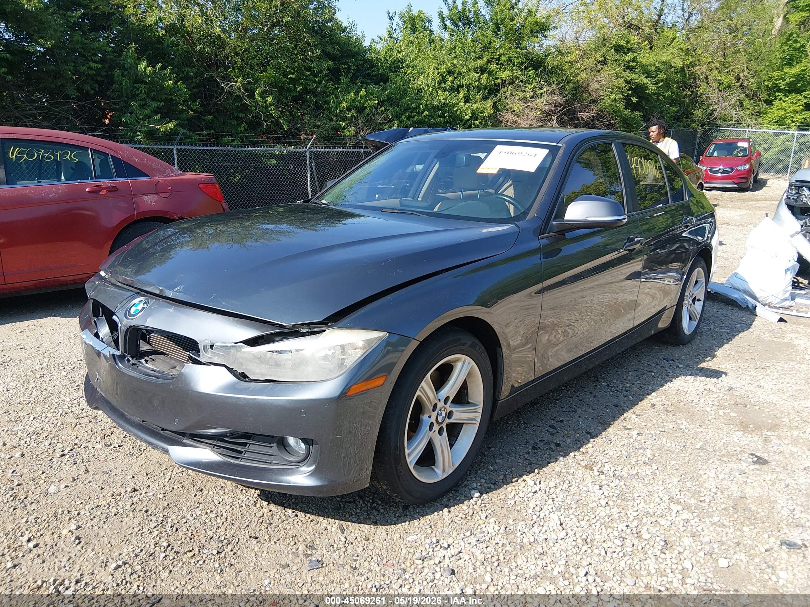 2014 Bmw 328i   Gray vin: WBA3A5C51EP601153