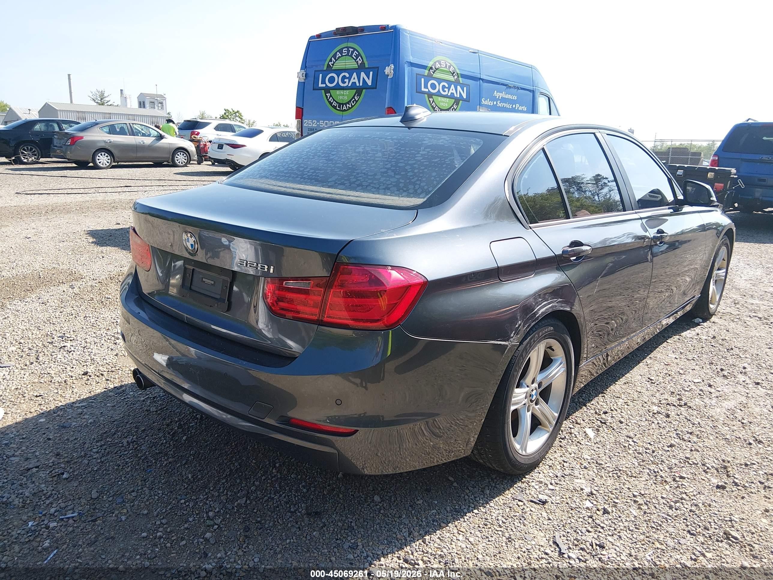 2014 Bmw 328i   Gray vin: WBA3A5C51EP601153