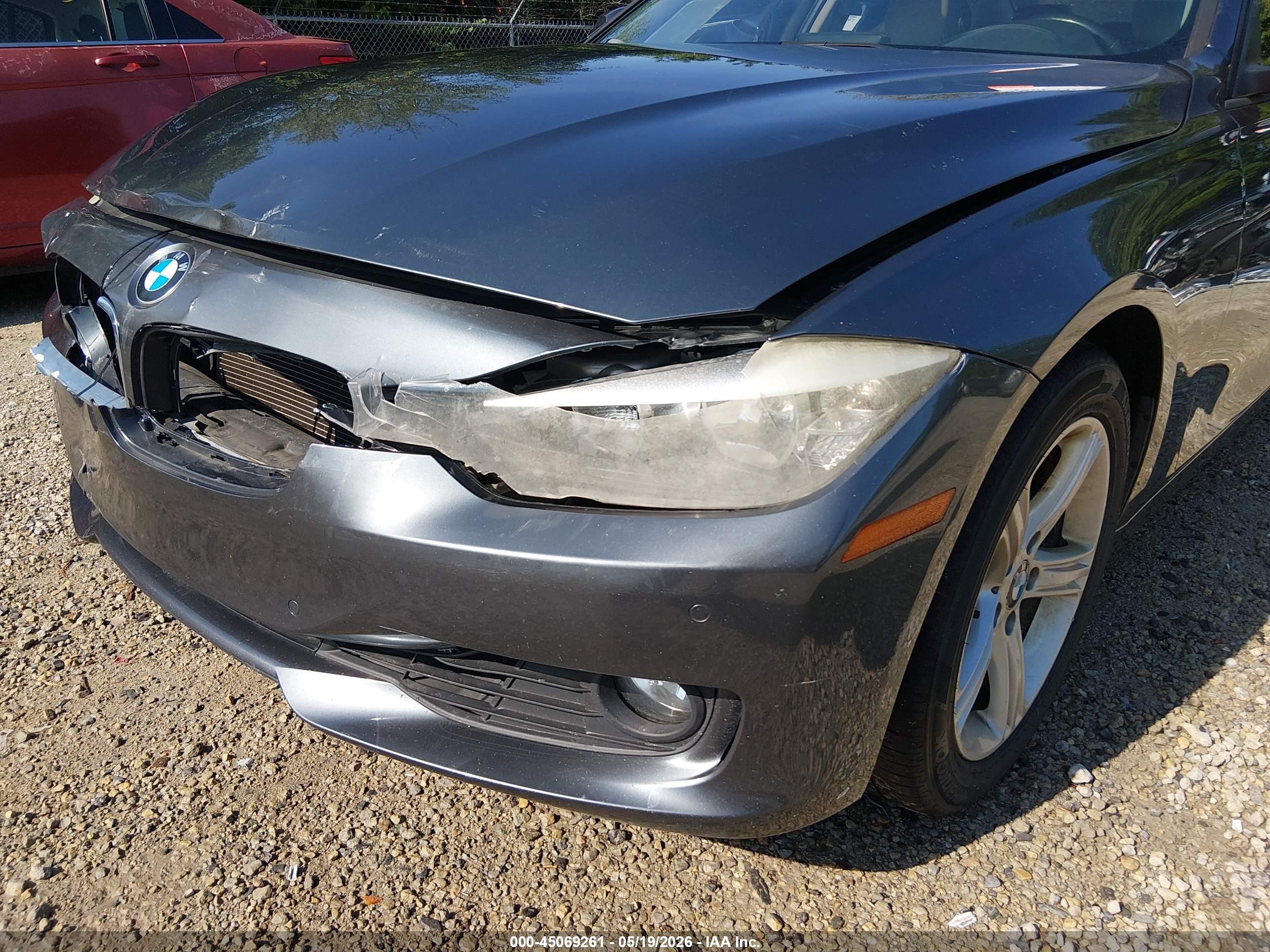 2014 Bmw 328i   Gray vin: WBA3A5C51EP601153