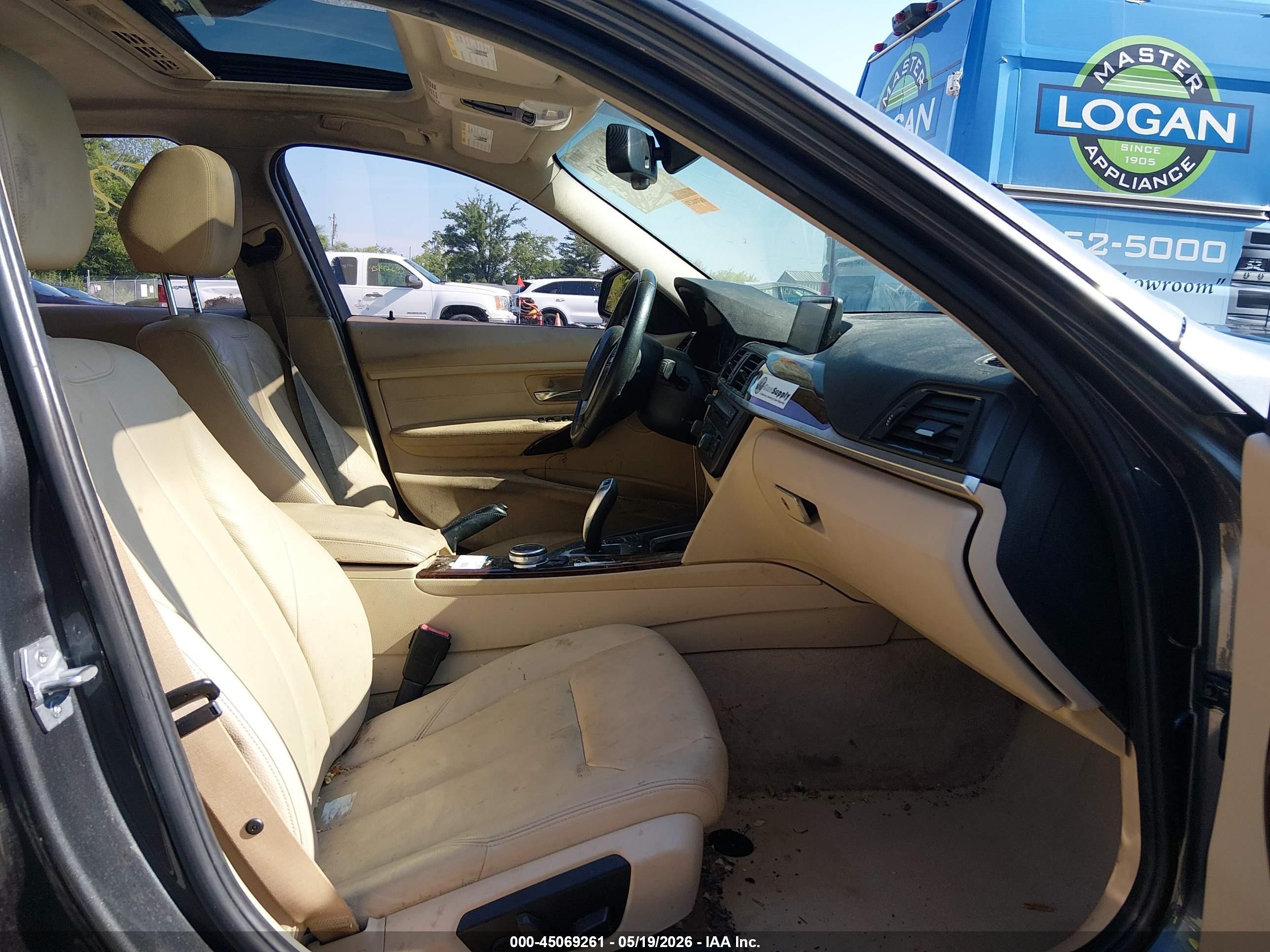 2014 Bmw 328i   Gray vin: WBA3A5C51EP601153