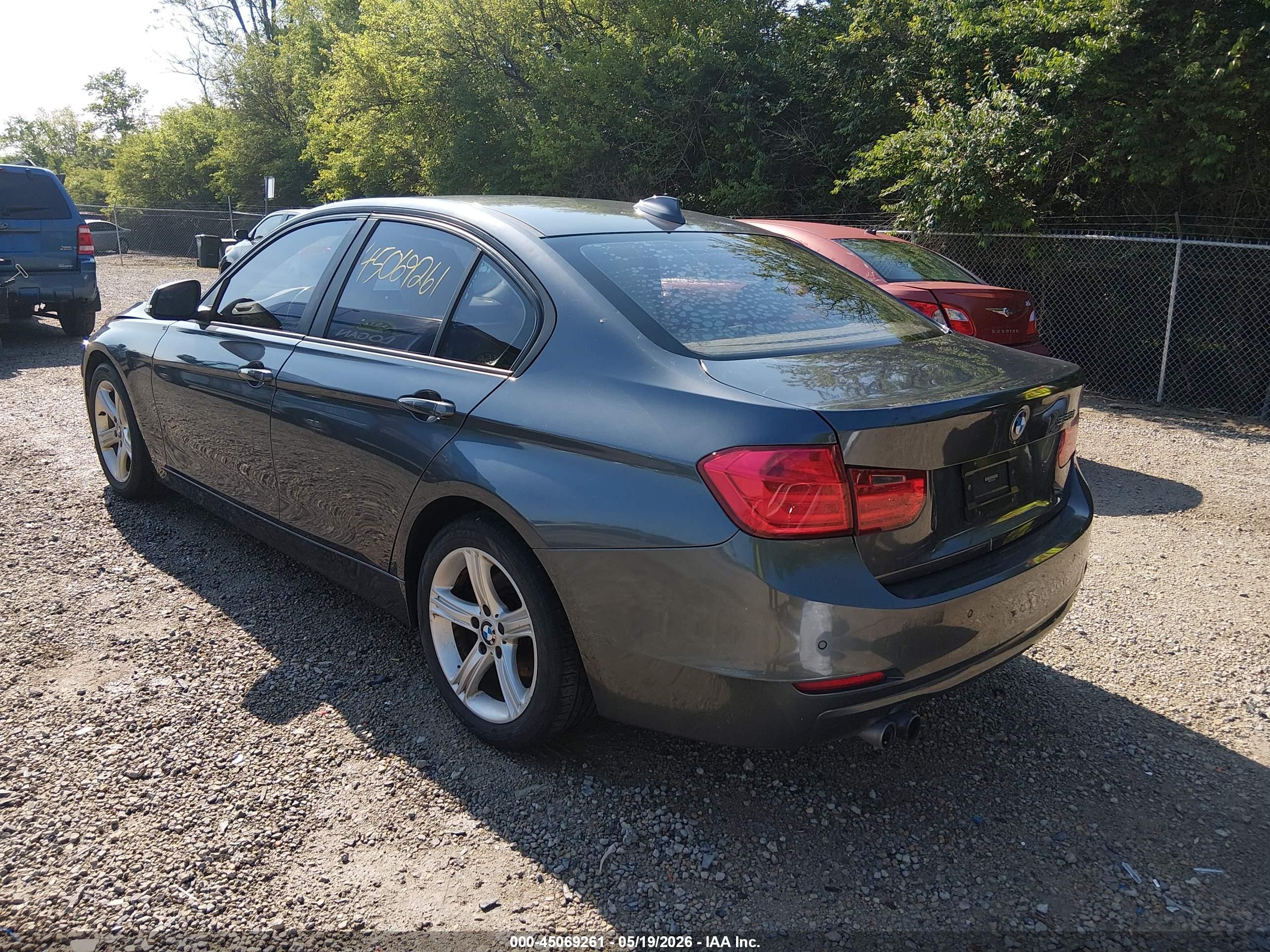 2014 Bmw 328i   Gray vin: WBA3A5C51EP601153