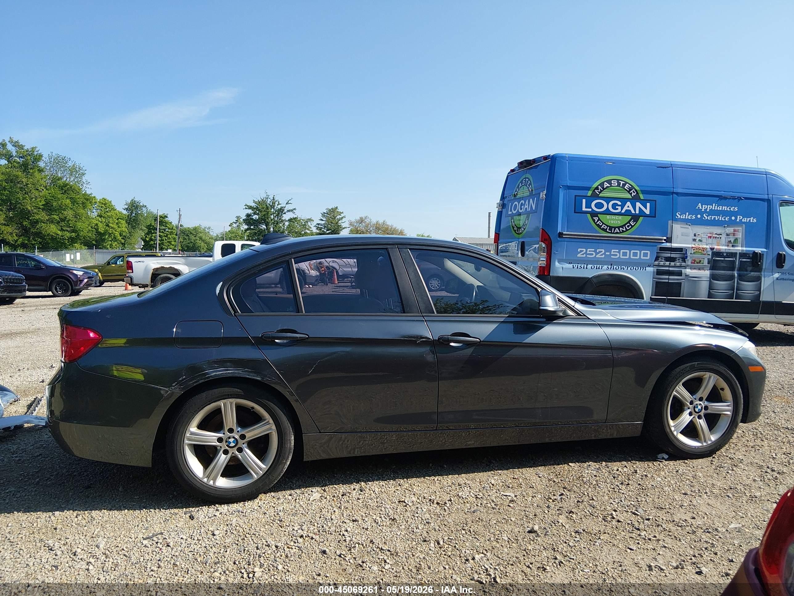 2014 Bmw 328i   Gray vin: WBA3A5C51EP601153
