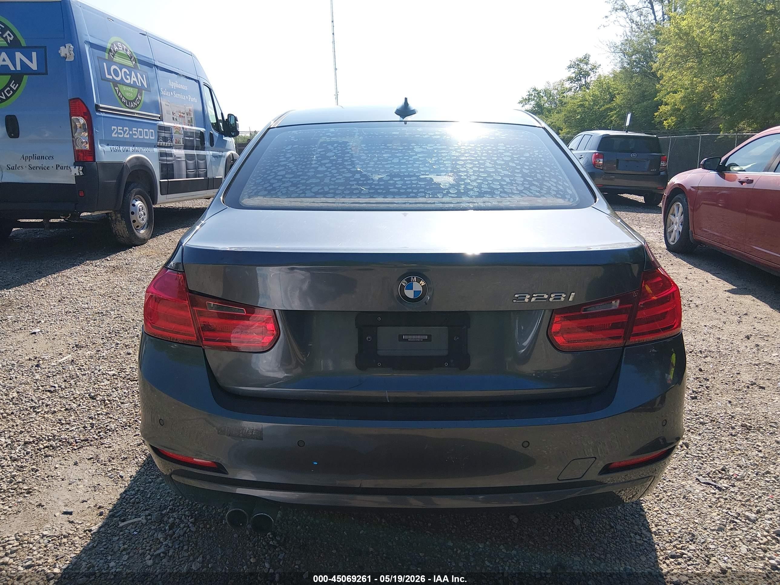 2014 Bmw 328i   Gray vin: WBA3A5C51EP601153