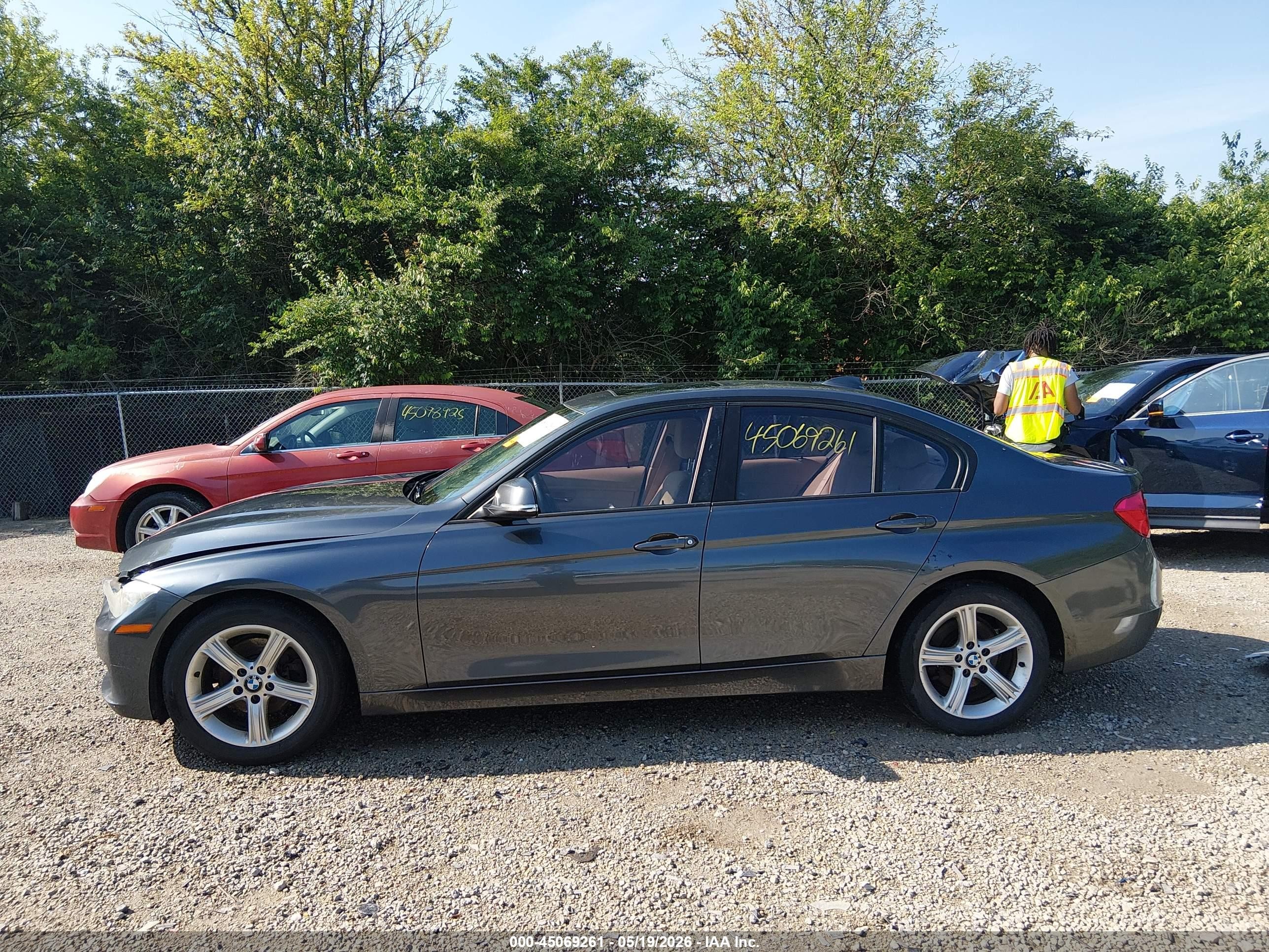 2014 Bmw 328i   Gray vin: WBA3A5C51EP601153