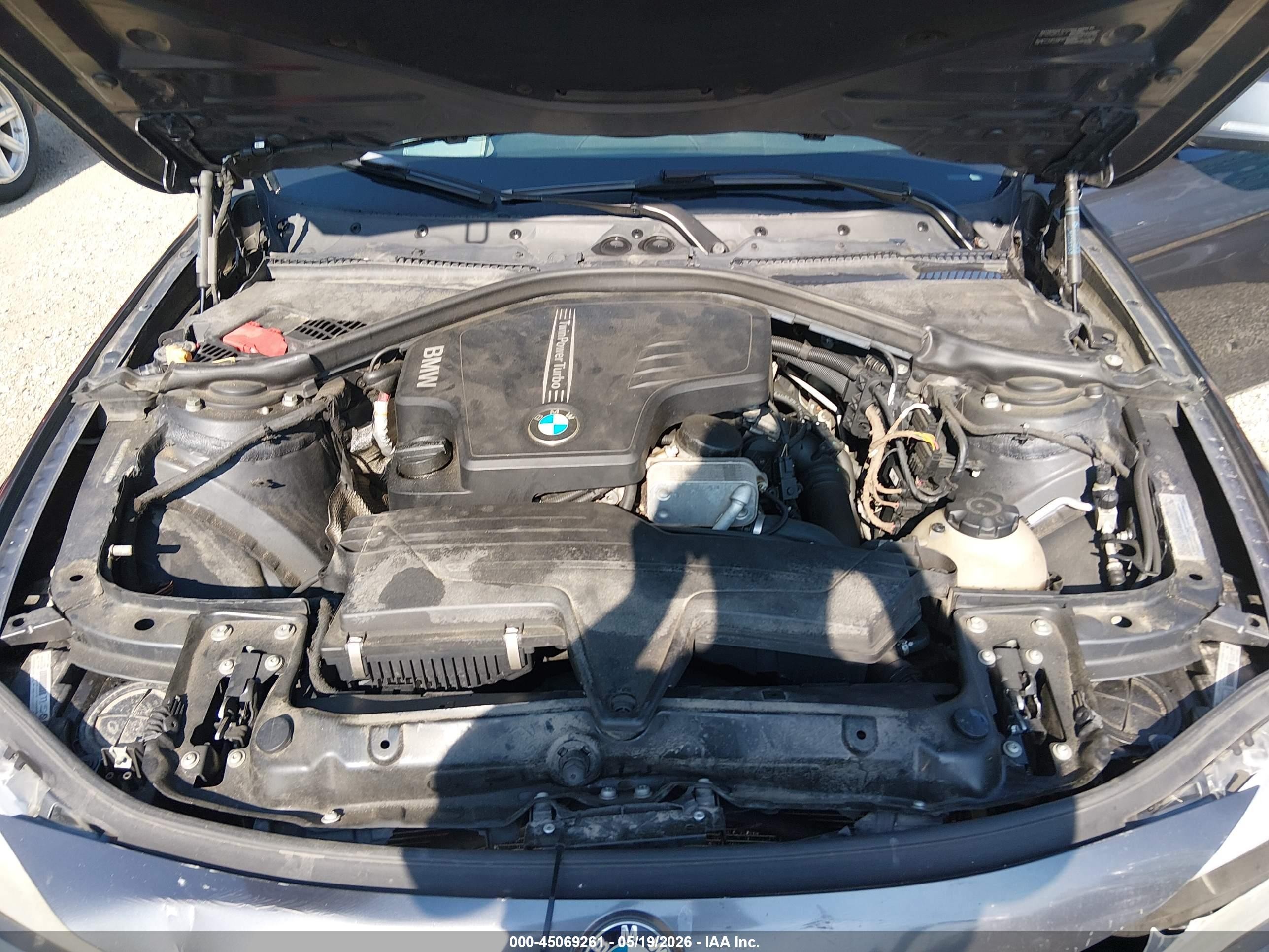 2014 Bmw 328i   Gray vin: WBA3A5C51EP601153