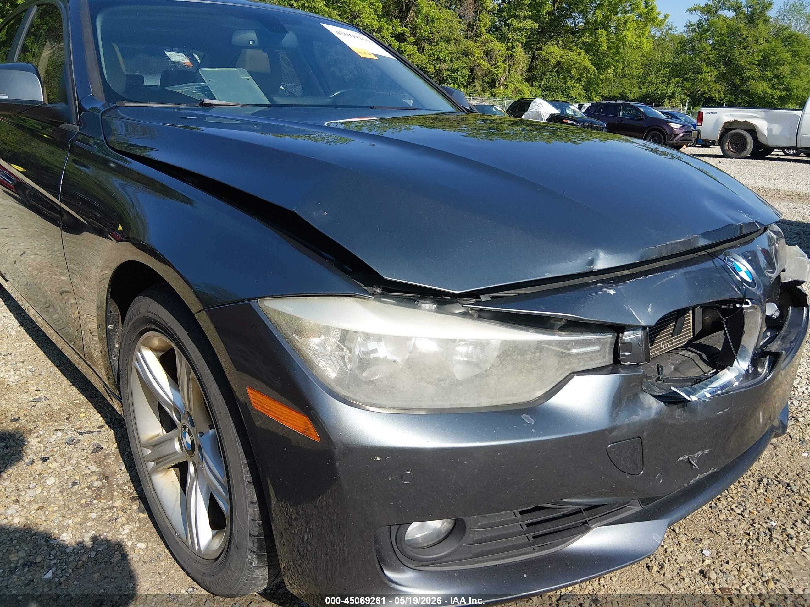 2014 Bmw 328i   Gray vin: WBA3A5C51EP601153
