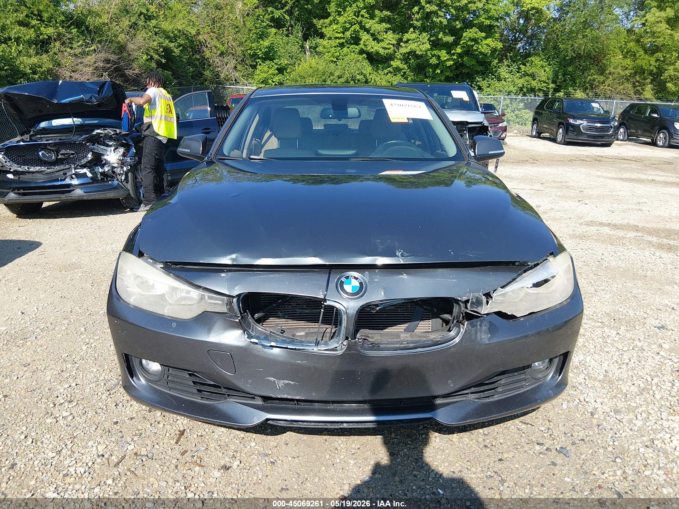 2014 Bmw 328i   Gray vin: WBA3A5C51EP601153