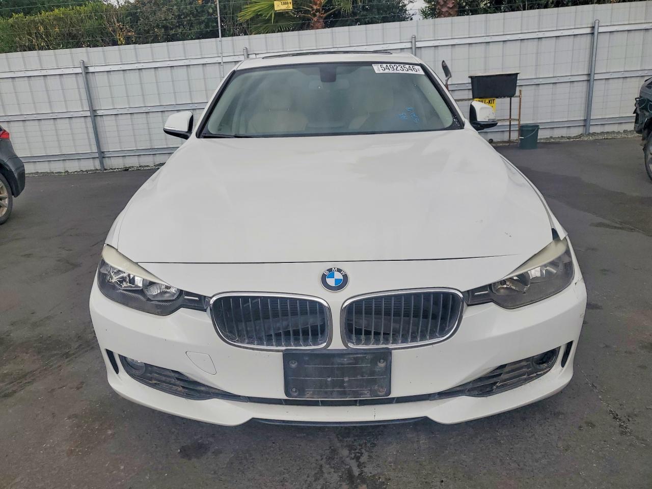 2015 Bmw 328 I White vin: WBA3A5C51FF606215