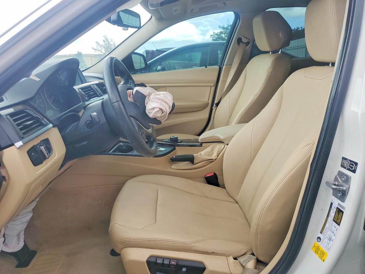 2015 Bmw 328 I White vin: WBA3A5C51FF606215