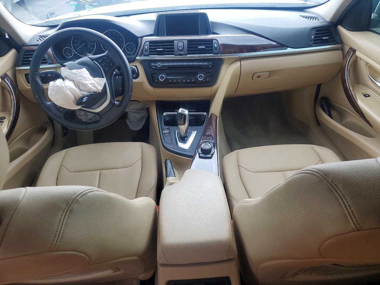 2015 Bmw 328 I White vin: WBA3A5C51FF606215