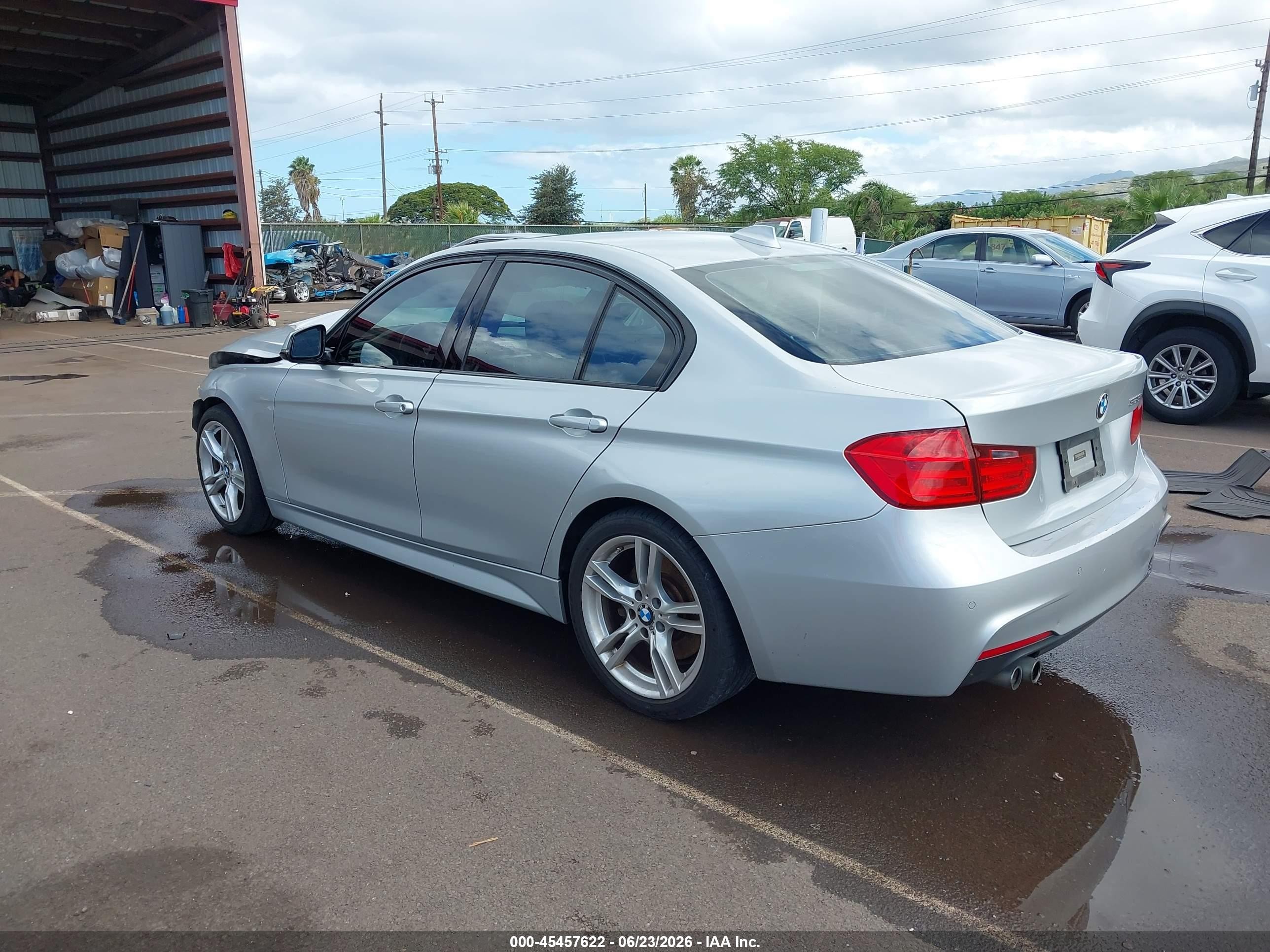 2015 Bmw 328i   Silver vin: WBA3A5C51FF607963